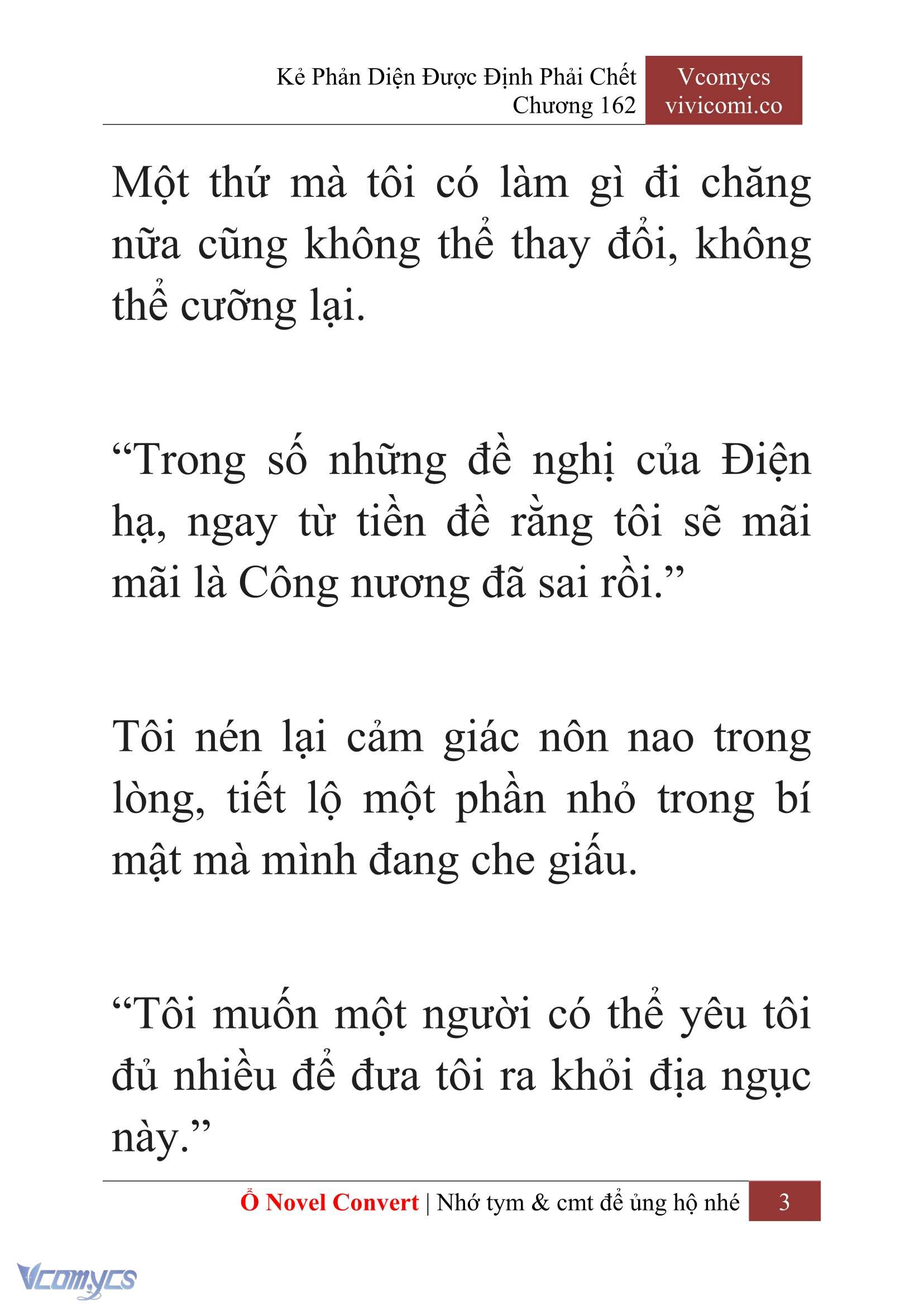 [Novel] Kẻ Phản Diện Được Định Phải Chết Chap 162 - Next Chap 163