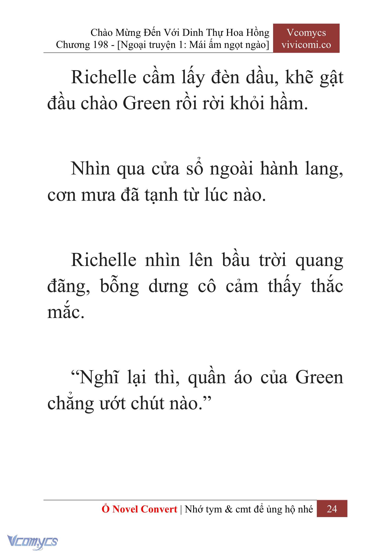 [Novel] Chào Mừng Đến Với Dinh Thự Hoa Hồng Chap 198 - Trang 2