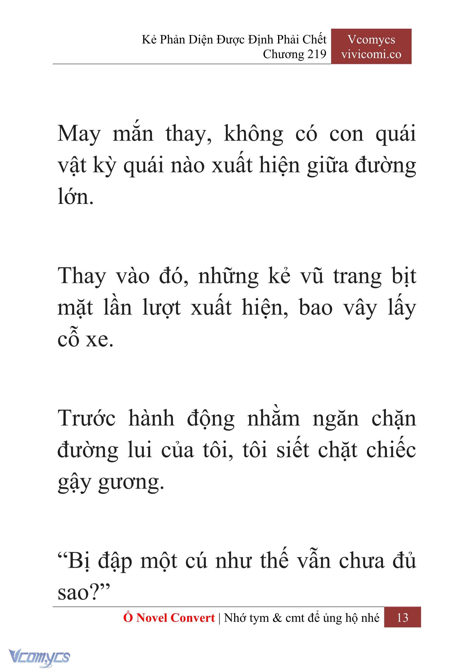 [Novel] Kẻ Phản Diện Được Định Phải Chết Chap 219 - Next Chap 220