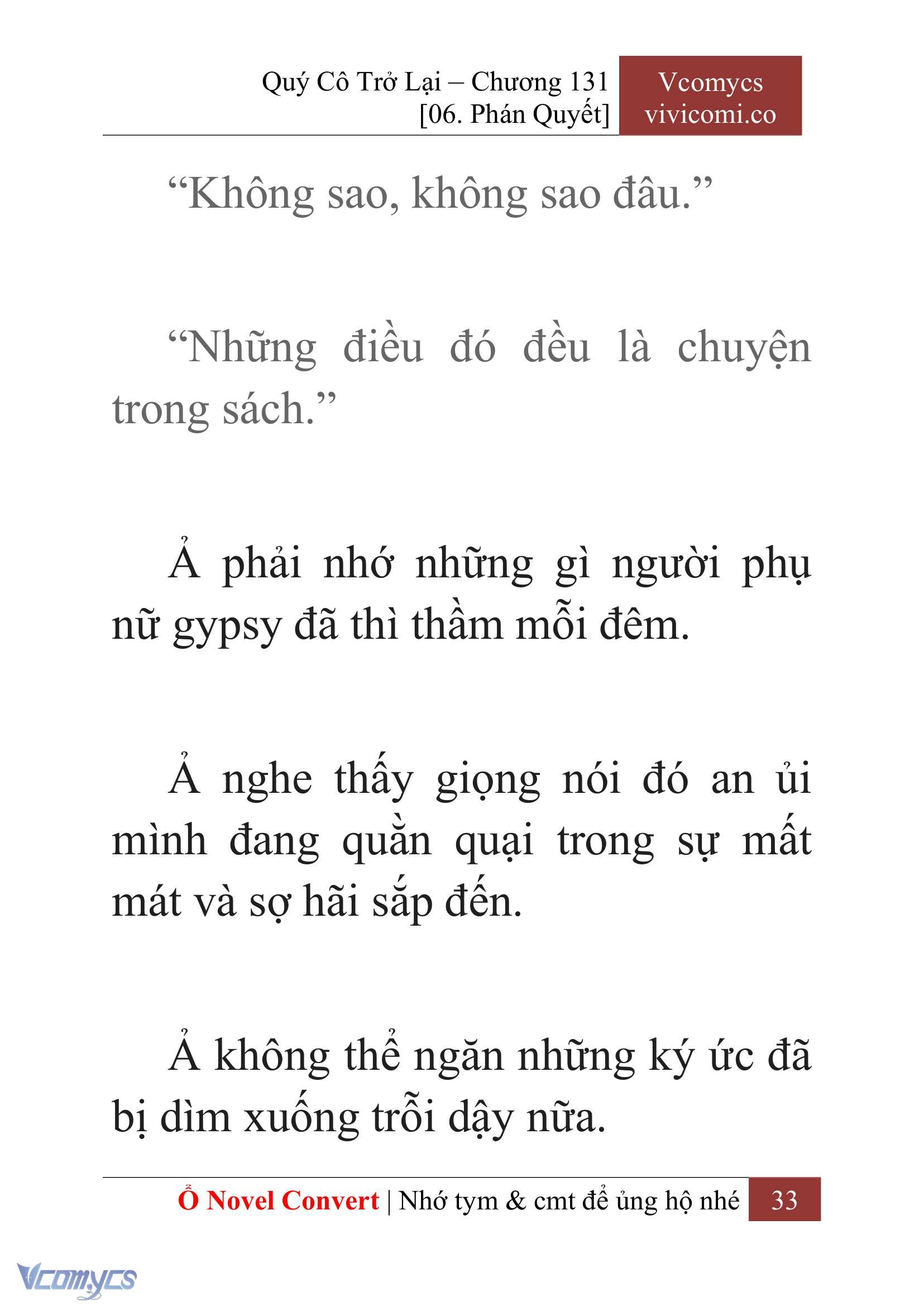 [Novel] Quý Cô Trở Lại Chap 131 - Next Chap 132