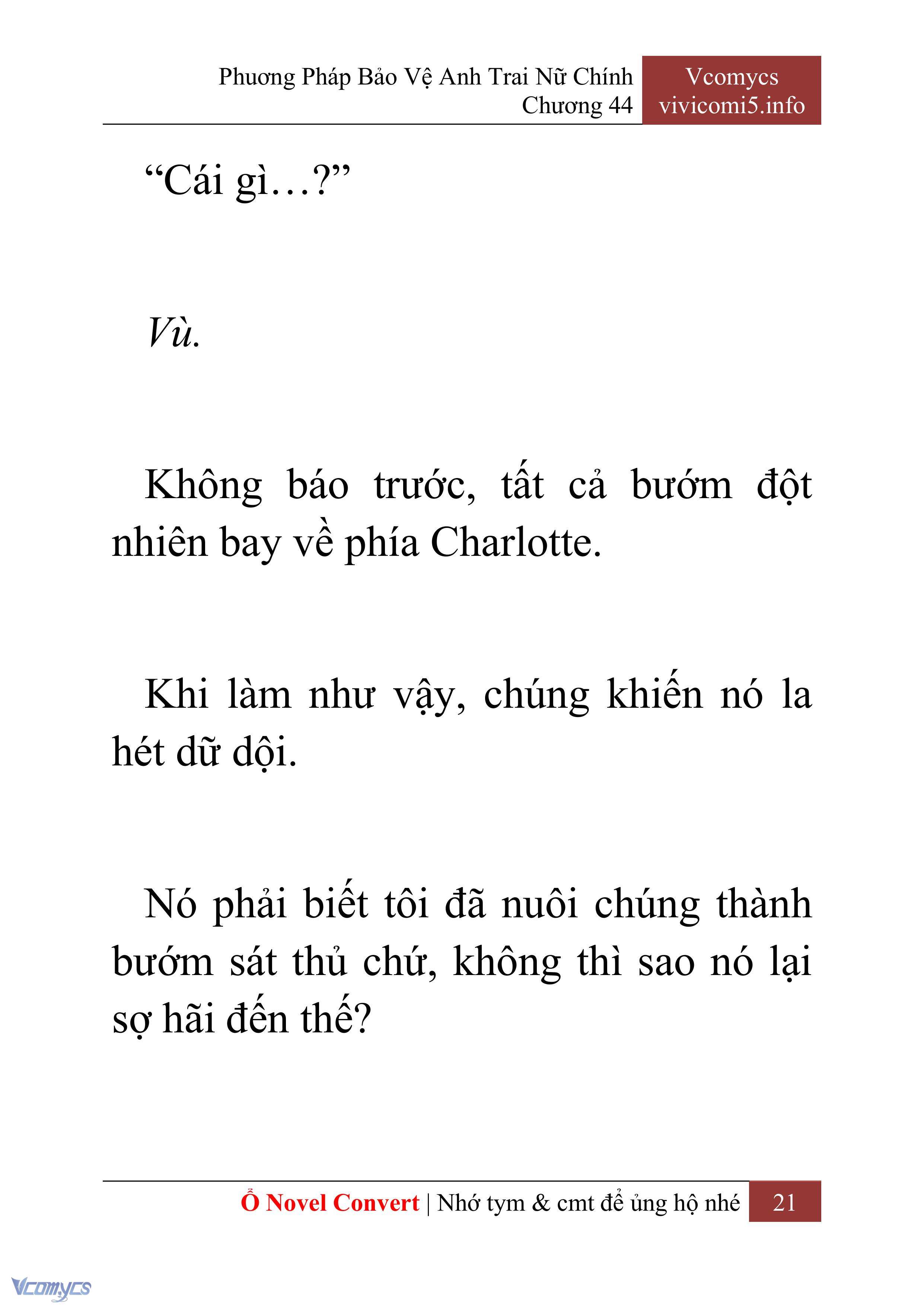 [Novel] Phương Pháp Bảo Vệ Anh Trai Nữ Chính Chap 44 - Trang 2
