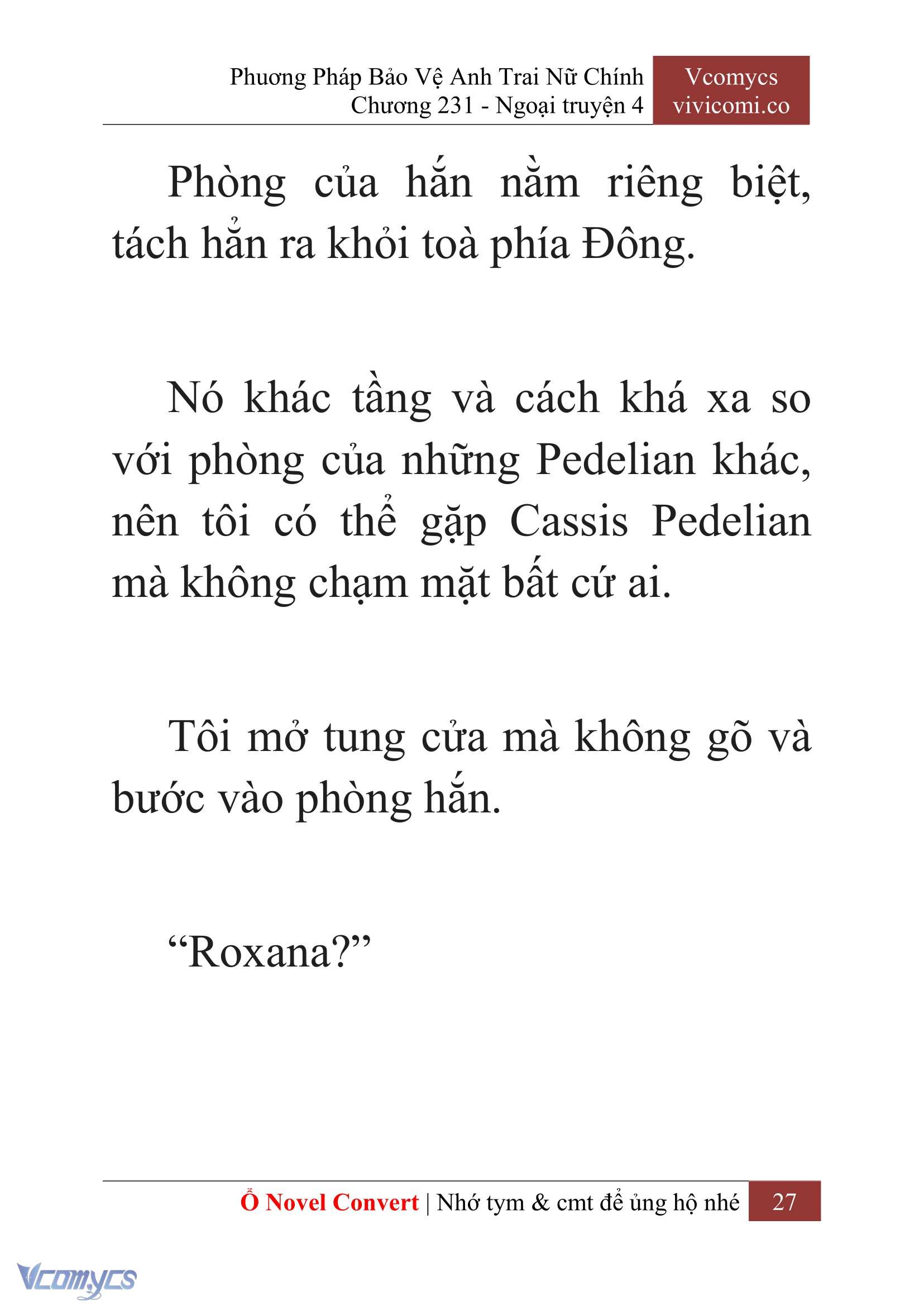 [Novel] Phương Pháp Bảo Vệ Anh Trai Nữ Chính Chap 231 - Trang 2