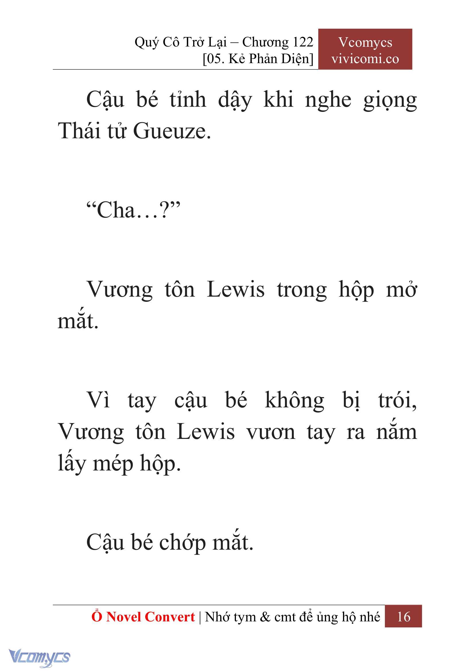 [Novel] Quý Cô Trở Lại Chap 122 - Trang 2