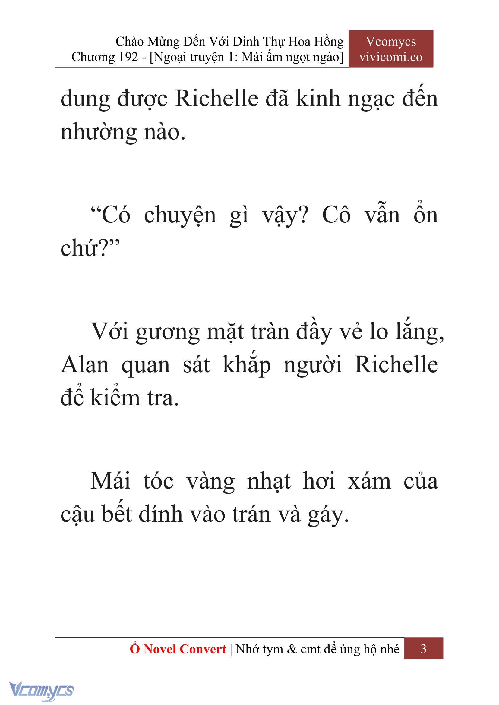 [Novel] Chào Mừng Đến Với Dinh Thự Hoa Hồng Chap 192 - Trang 2