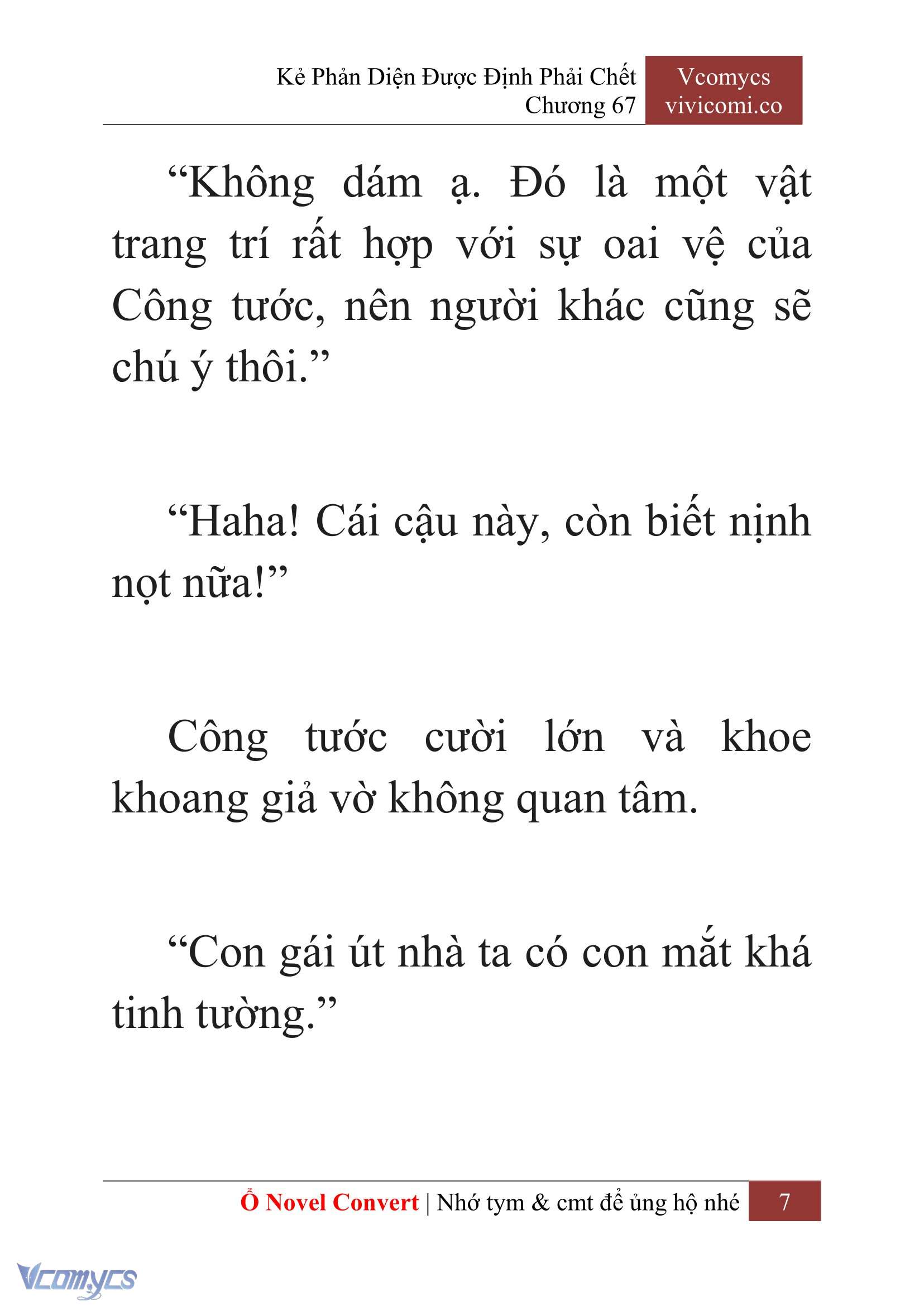 [Novel] Kẻ Phản Diện Được Định Phải Chết Chap 67 - Next Chap 68