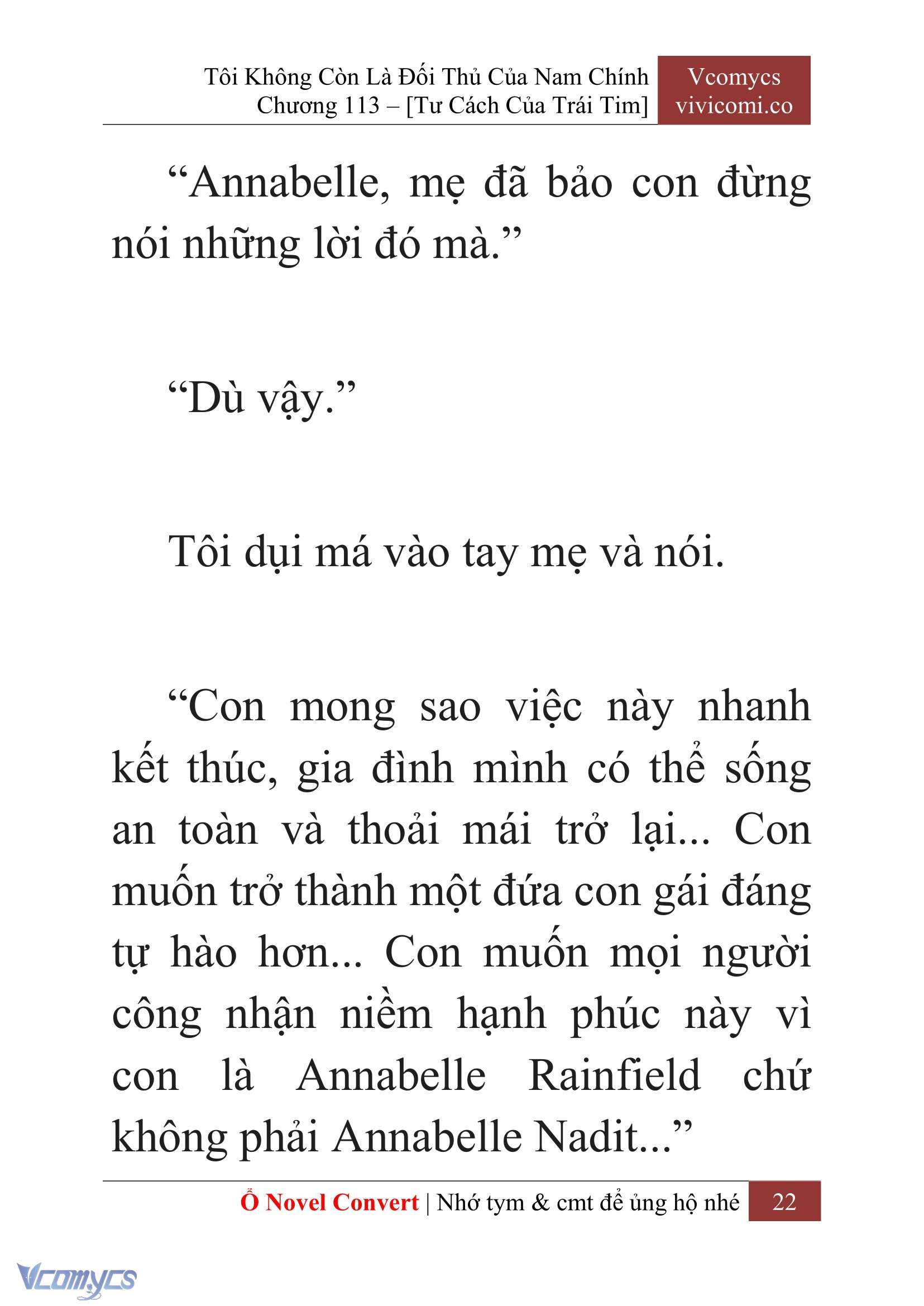 [Novel] Tôi Không Còn Là Đối Thủ Của Nam Chính Chap 113 - Trang 2