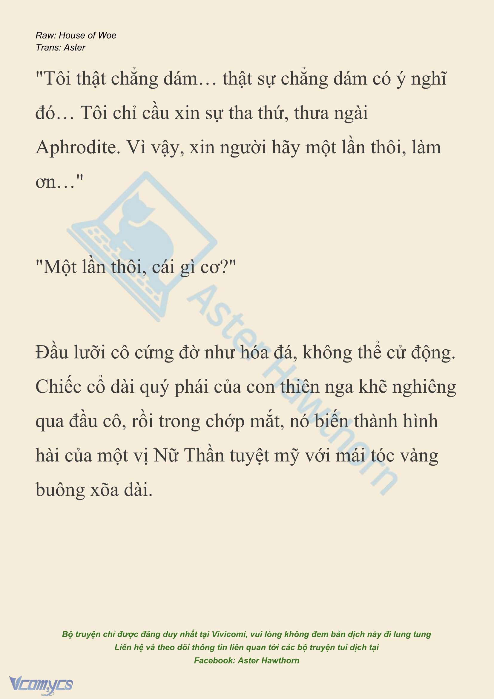 [NOVEL] Dành Cho Các Nữ Thần: Dành cho Psyche Chap 40 - Trang 2