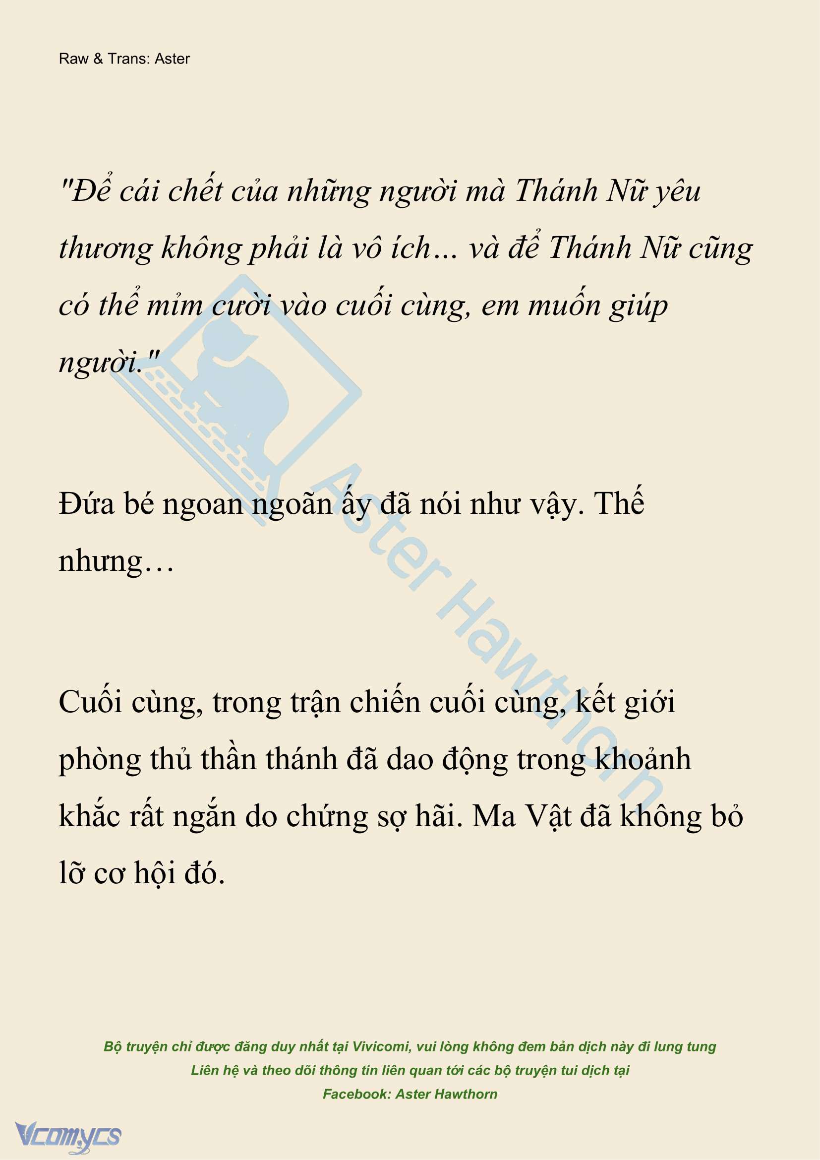 [NOVEL] Anh Hùng Khao Khát Sự Sa Ngã Của Thánh Nữ Chap 140 - Trang 2