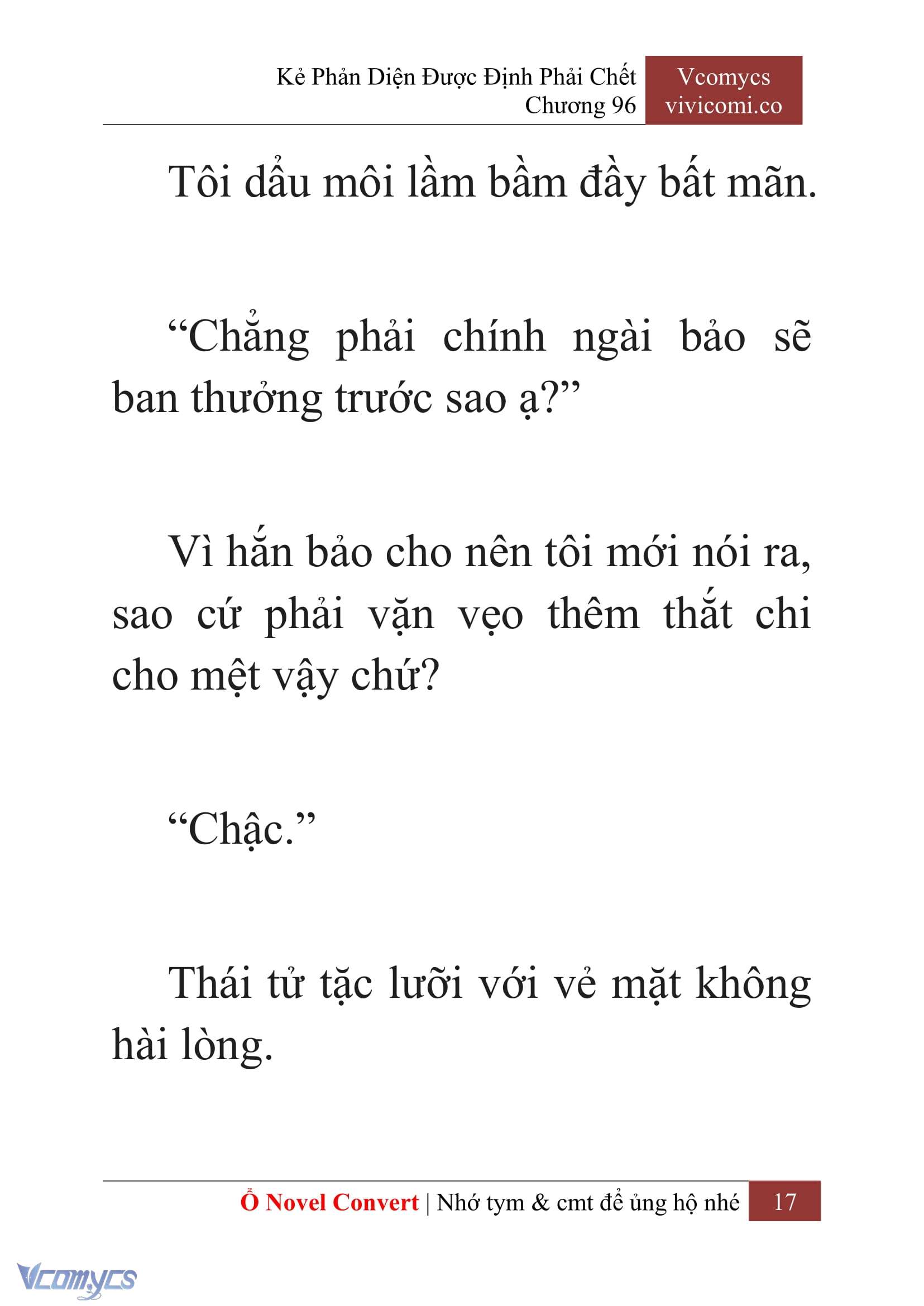 [Novel] Kẻ Phản Diện Được Định Phải Chết Chap 96 - Trang 2