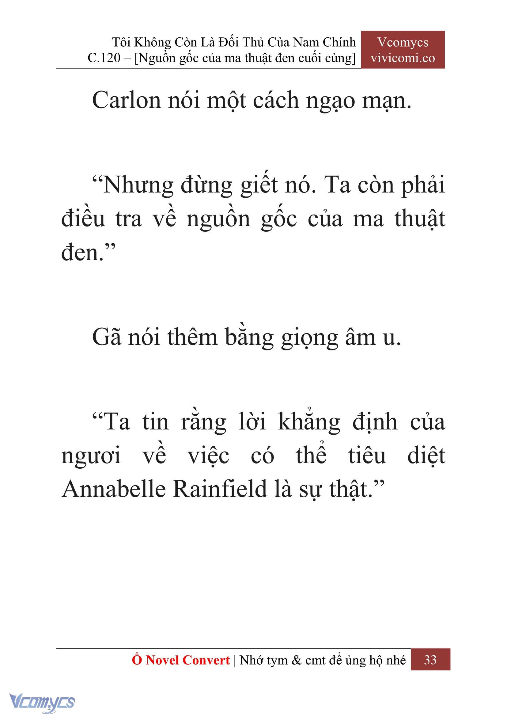 [Novel] Tôi Không Còn Là Đối Thủ Của Nam Chính Chap 120 - Trang 2