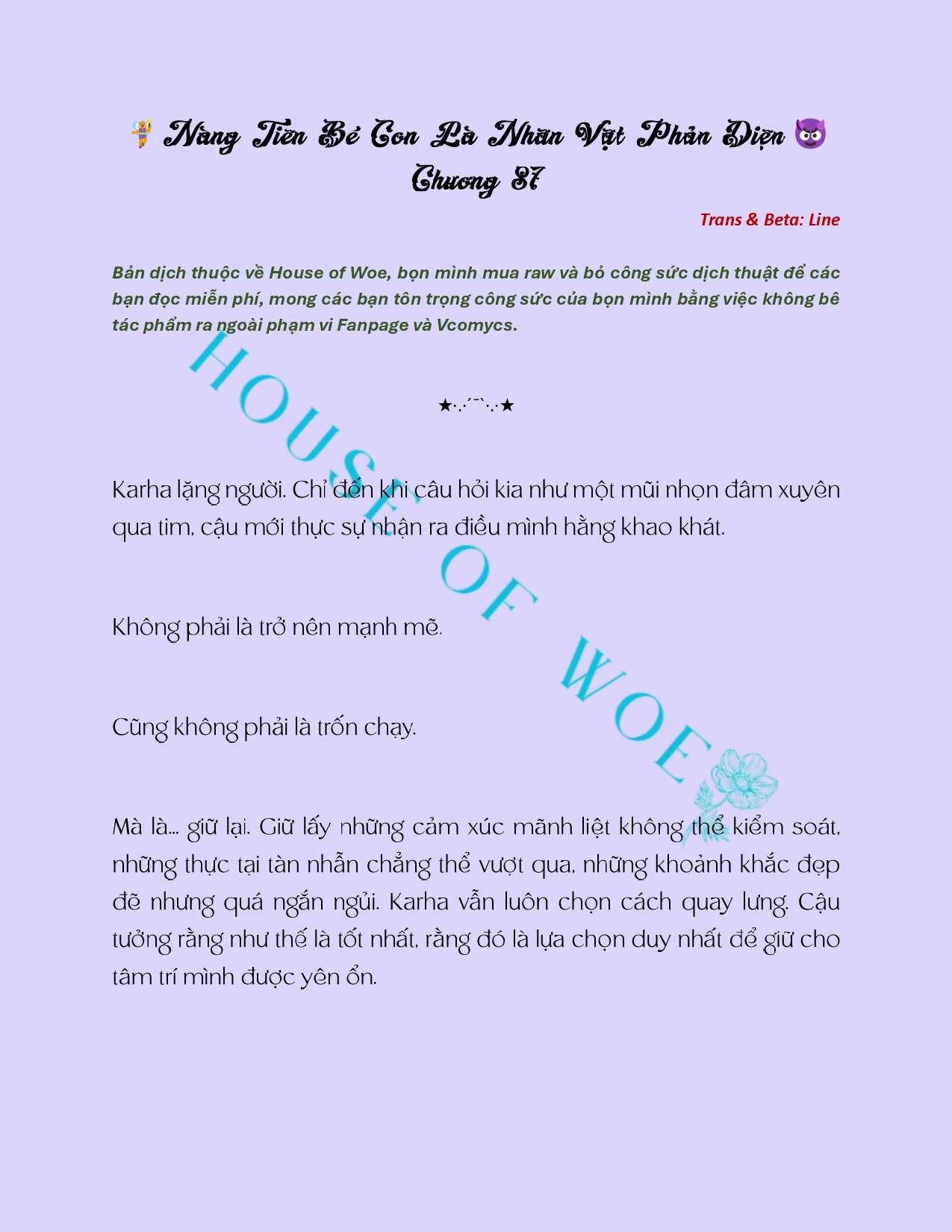 [NOVEL] NÀNG TIÊN BÉ CON LÀ NHÂN VẬT PHẢN DIỆN Chap 87 - Trang 2