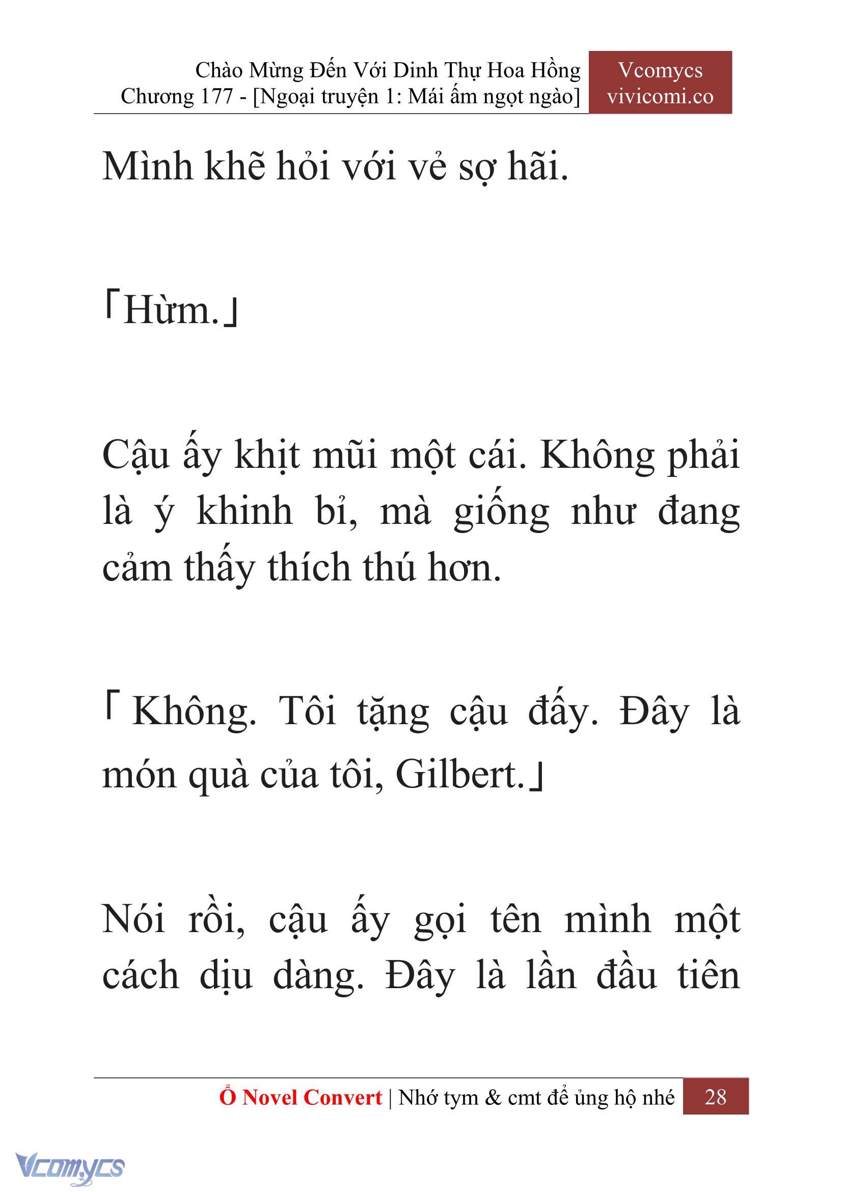 [Novel] Chào Mừng Đến Với Dinh Thự Hoa Hồng Chap 177 - Trang 2