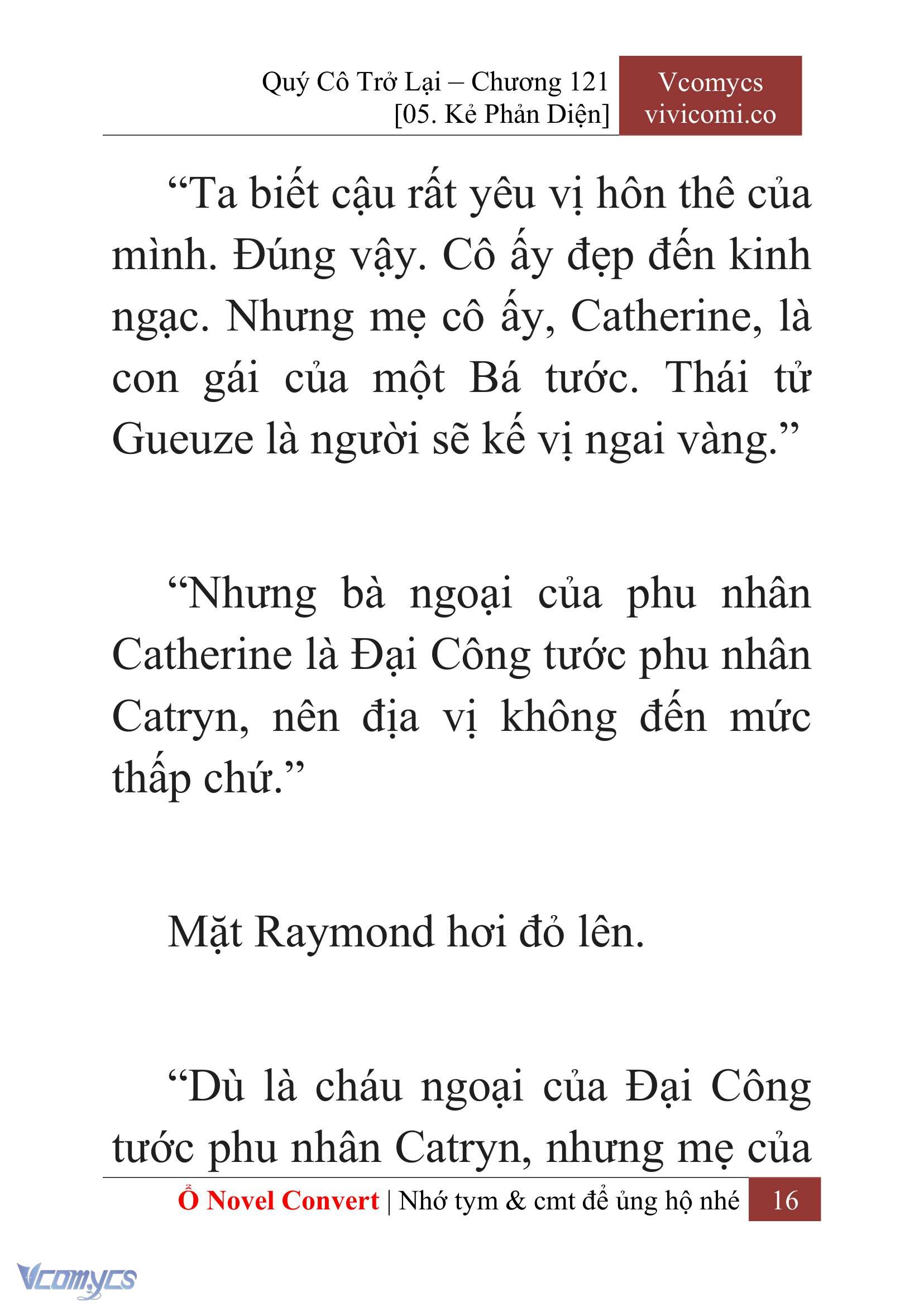 [Novel] Quý Cô Trở Lại Chap 121 - Trang 2