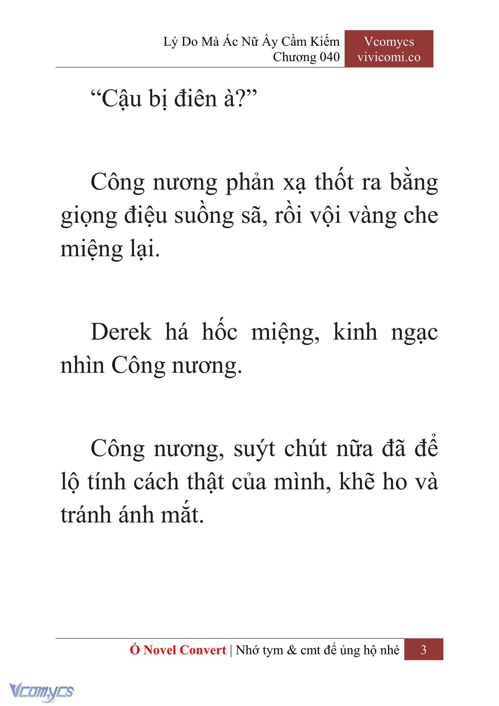 [Novel] Lý Do Mà Ác Nữ Ấy Cầm Kiếm Chap 40 - Trang 2