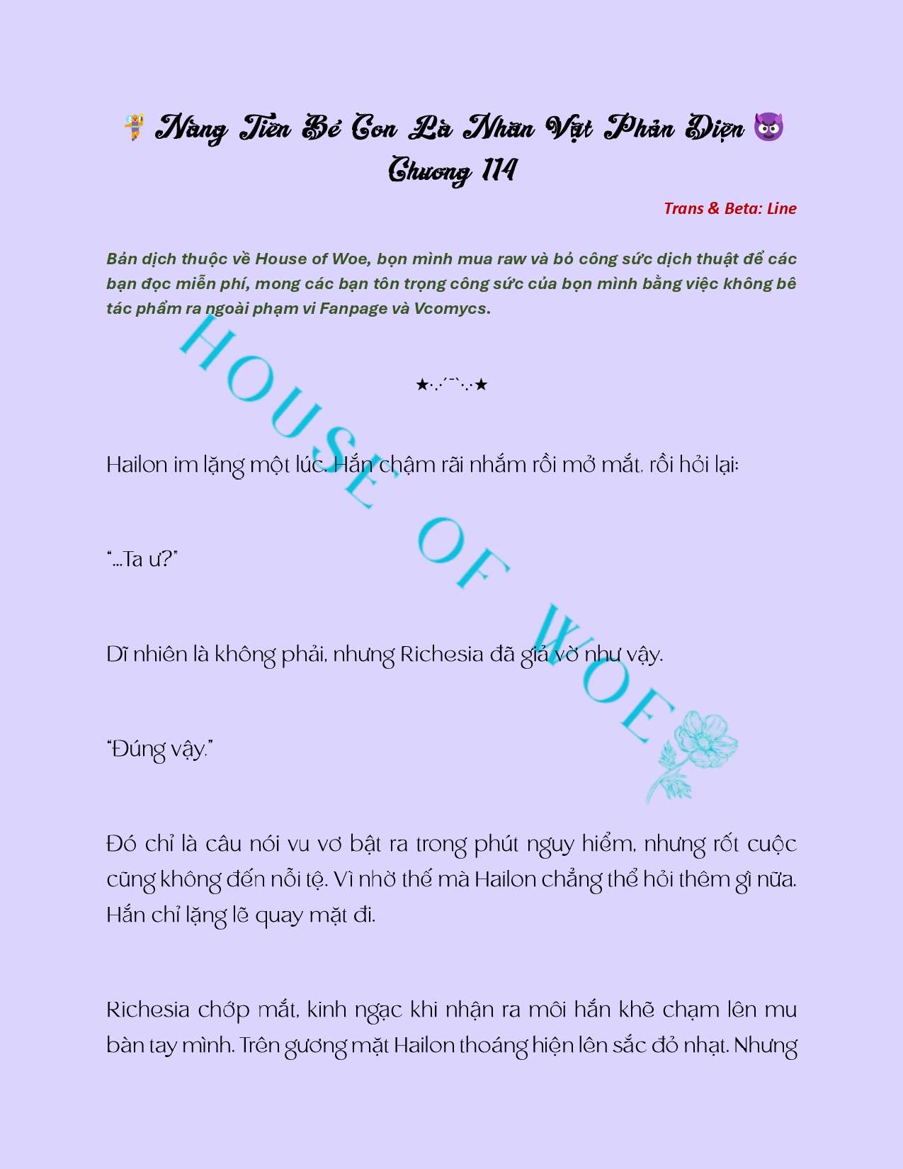 [NOVEL] NÀNG TIÊN BÉ CON LÀ NHÂN VẬT PHẢN DIỆN Chap 114 - Trang 2