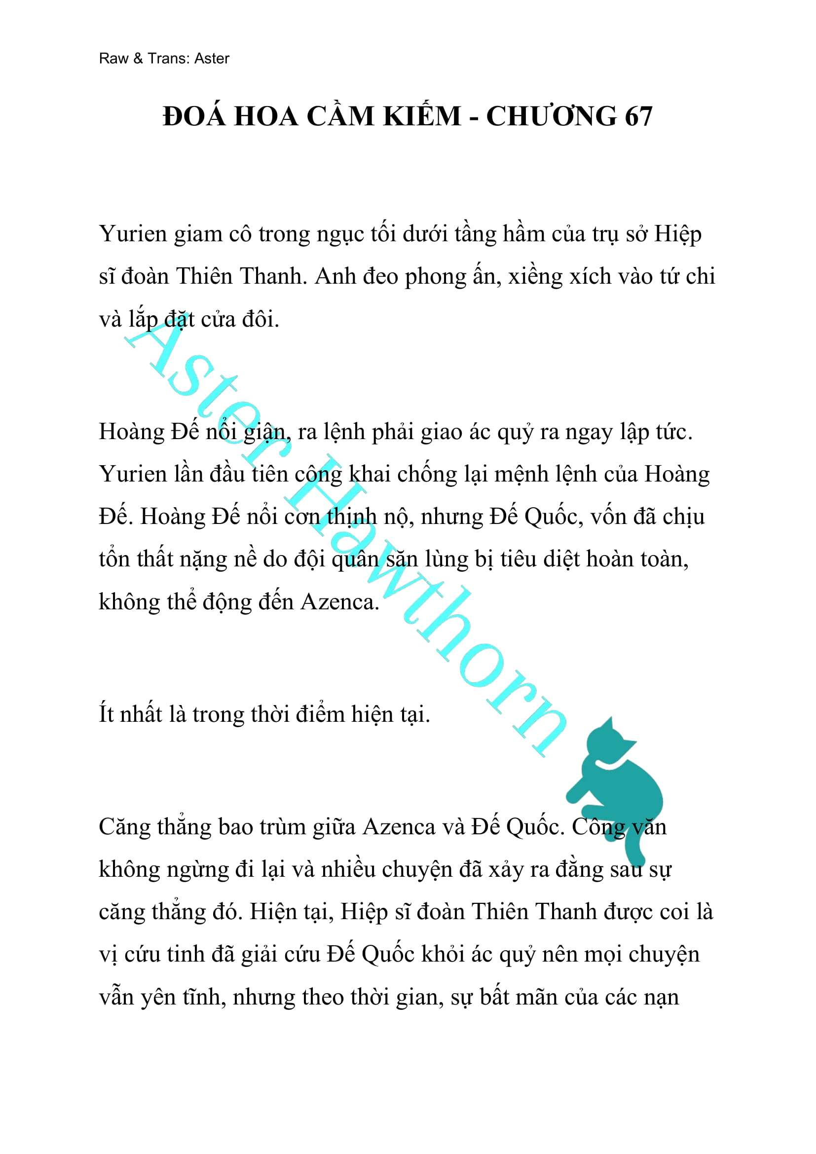 [NOVEL] Đóa Hoa Cầm Kiếm Chap 67 - Trang 2