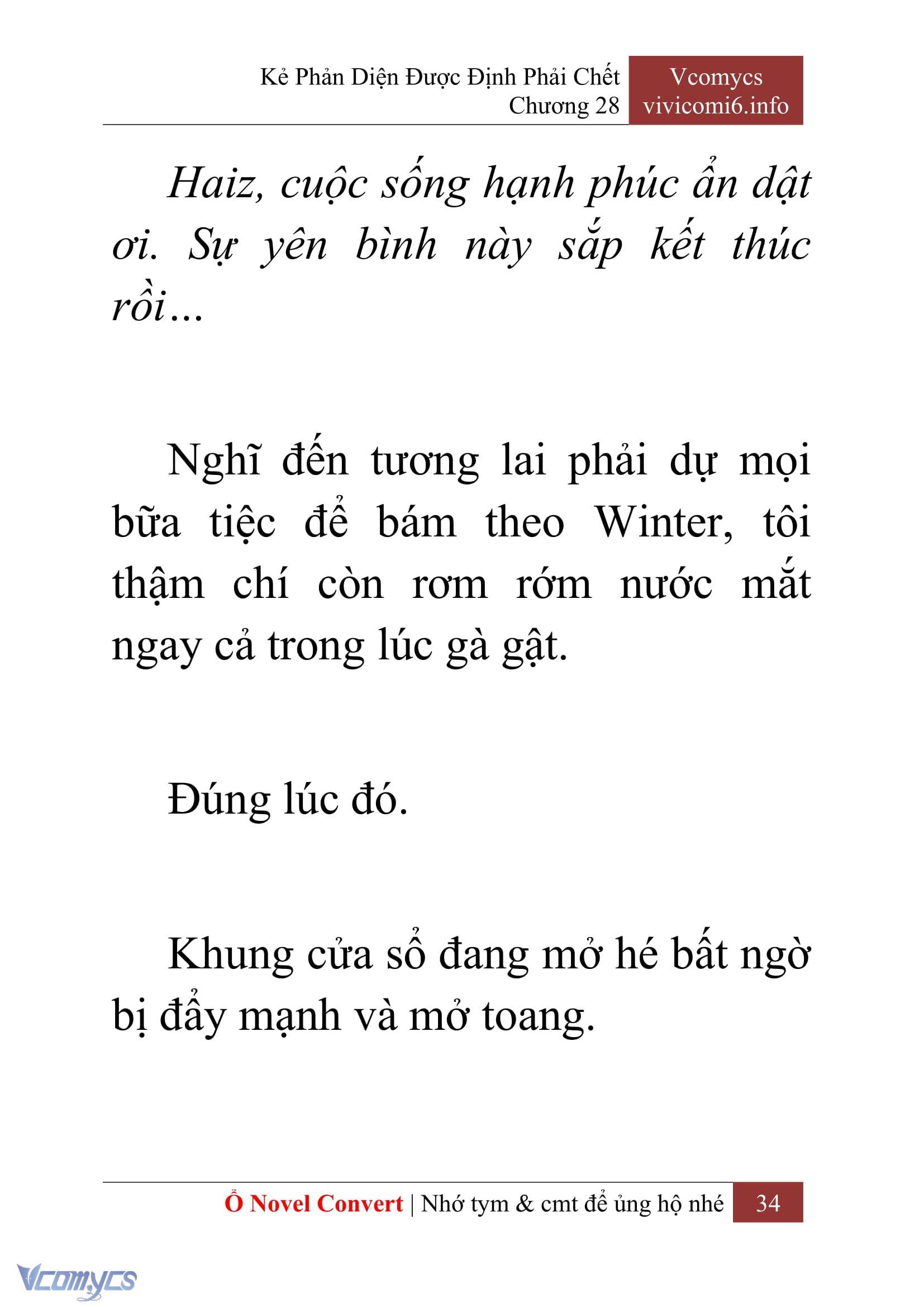 [Novel] Kẻ Phản Diện Được Định Phải Chết Chap 28 - Trang 2