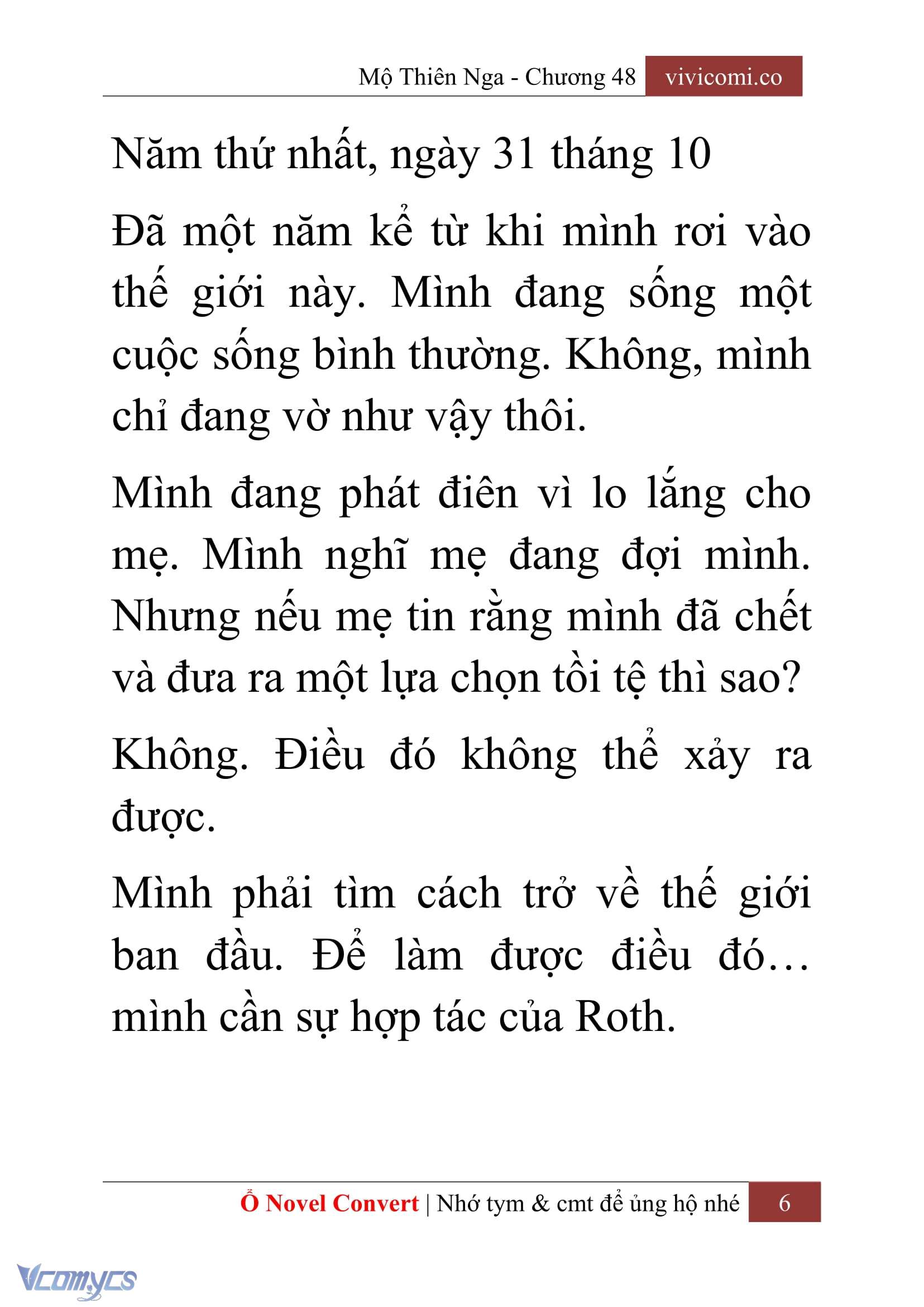 [Novel] Mộ Thiên Nga Chap 48 - Next Chap 49