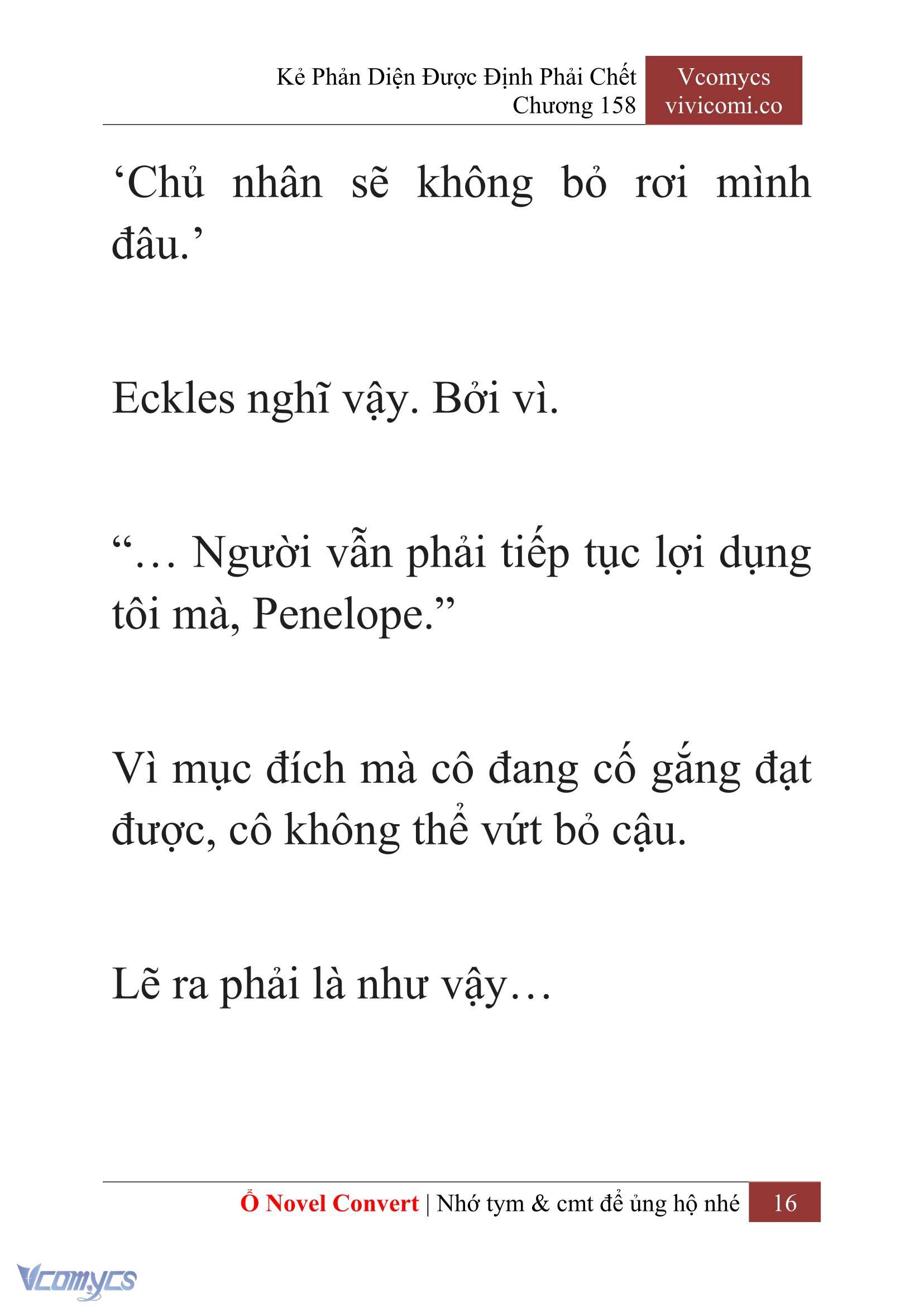 [Novel] Kẻ Phản Diện Được Định Phải Chết Chap 158 - Trang 2