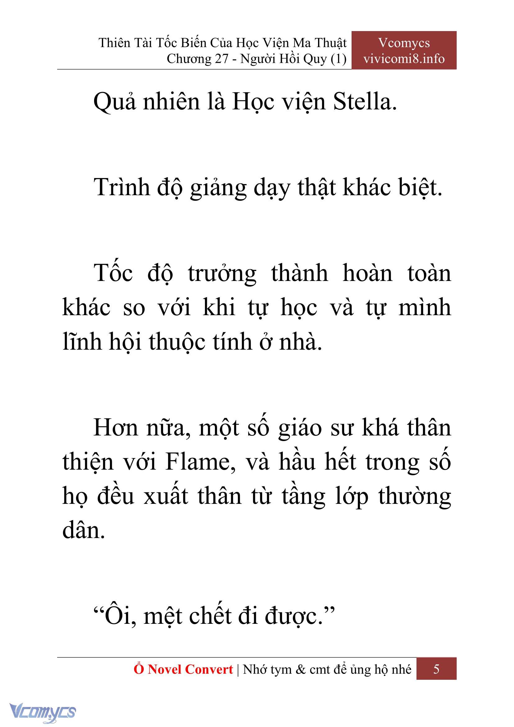 [Novel] Thiên Tài Tốc Biến Của Học Viện Ma Thuật Chap 27 - Trang 2