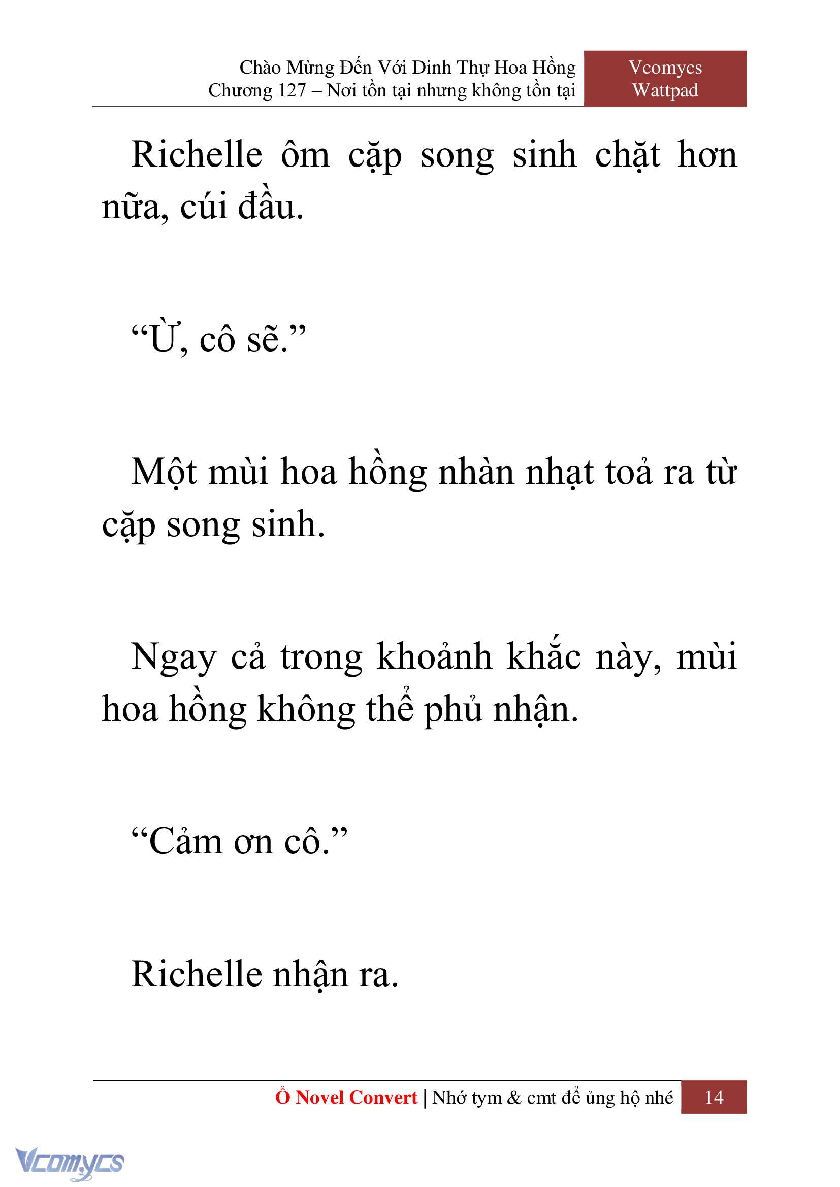 [Novel] Chào Mừng Đến Với Dinh Thự Hoa Hồng Chap 127 - Trang 2