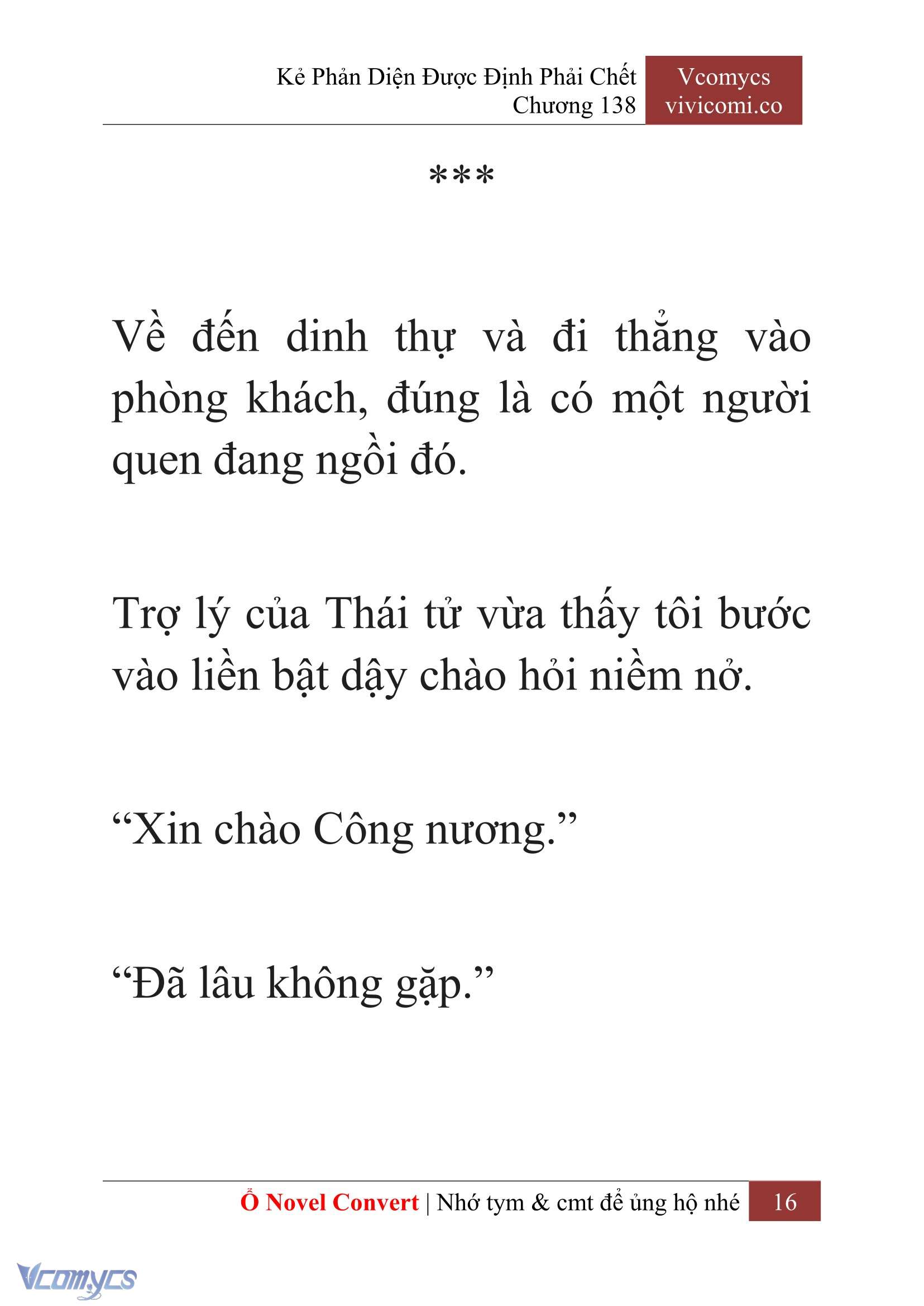 [Novel] Kẻ Phản Diện Được Định Phải Chết Chap 138 - Trang 2