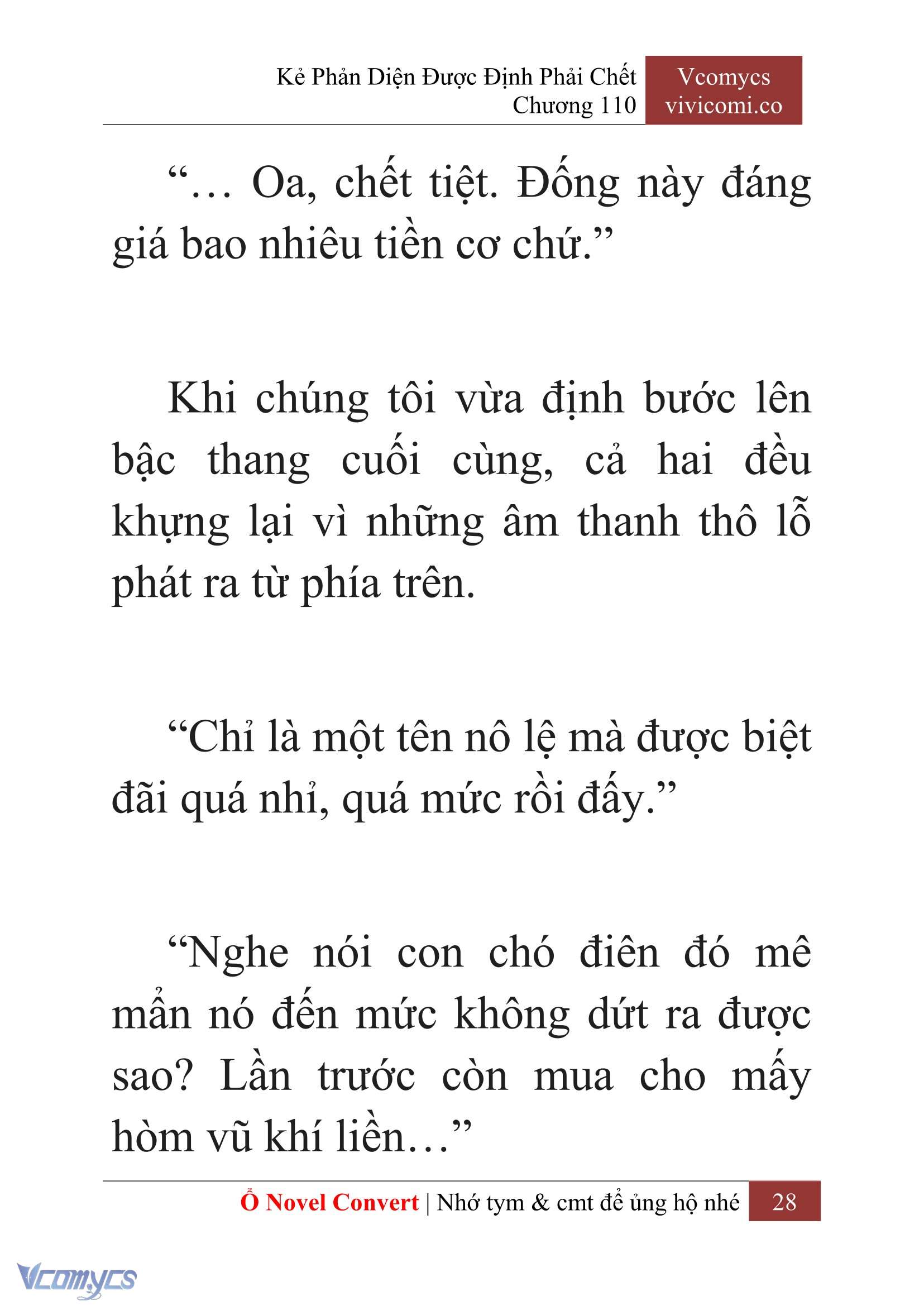 [Novel] Kẻ Phản Diện Được Định Phải Chết Chap 110 - Next Chap 111