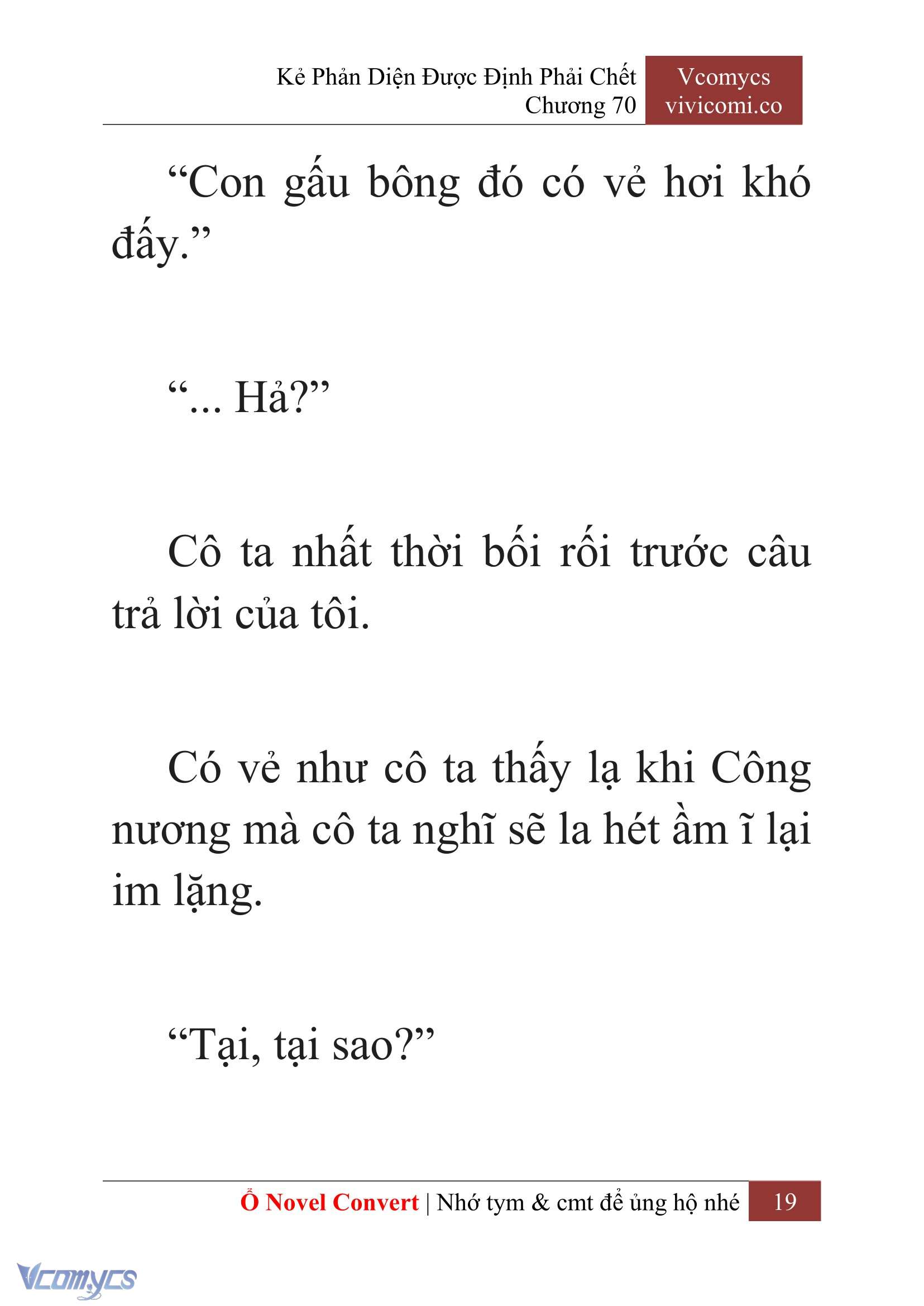 [Novel] Kẻ Phản Diện Được Định Phải Chết Chap 70 - Next Chap 71