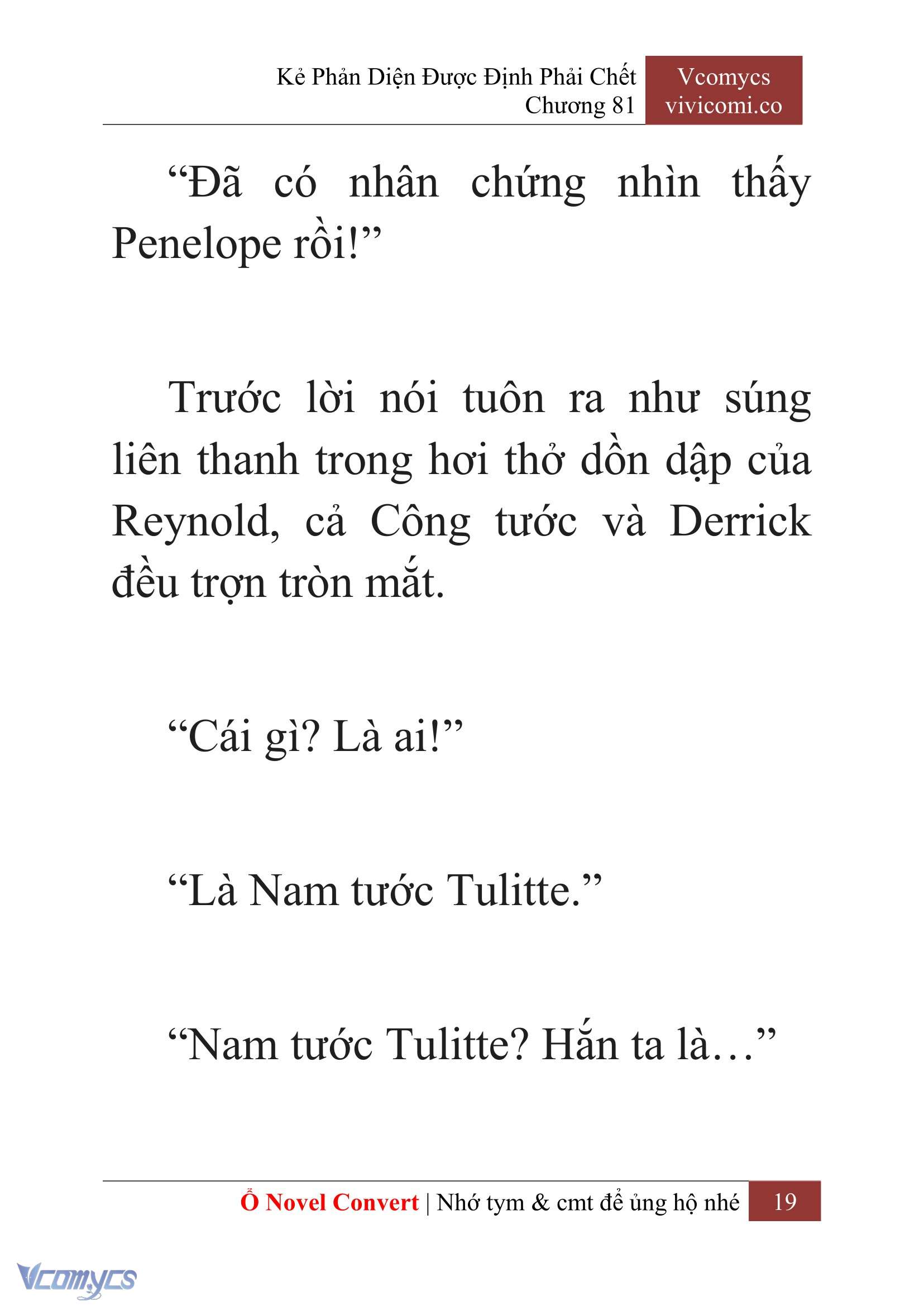 [Novel] Kẻ Phản Diện Được Định Phải Chết Chap 81 - Trang 2