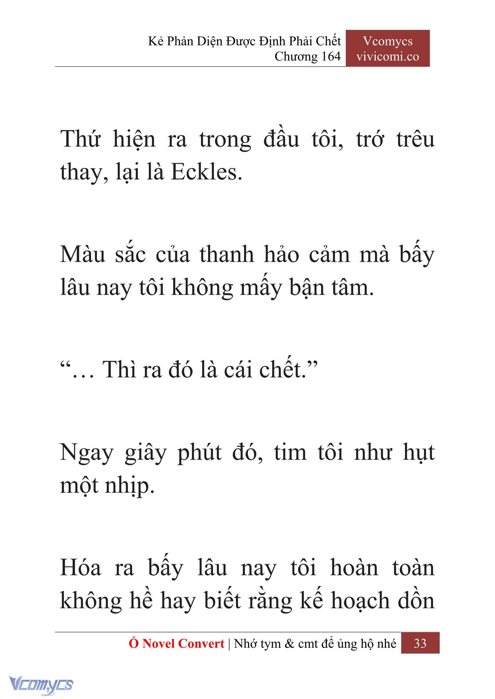 [Novel] Kẻ Phản Diện Được Định Phải Chết Chap 164 - Trang 2