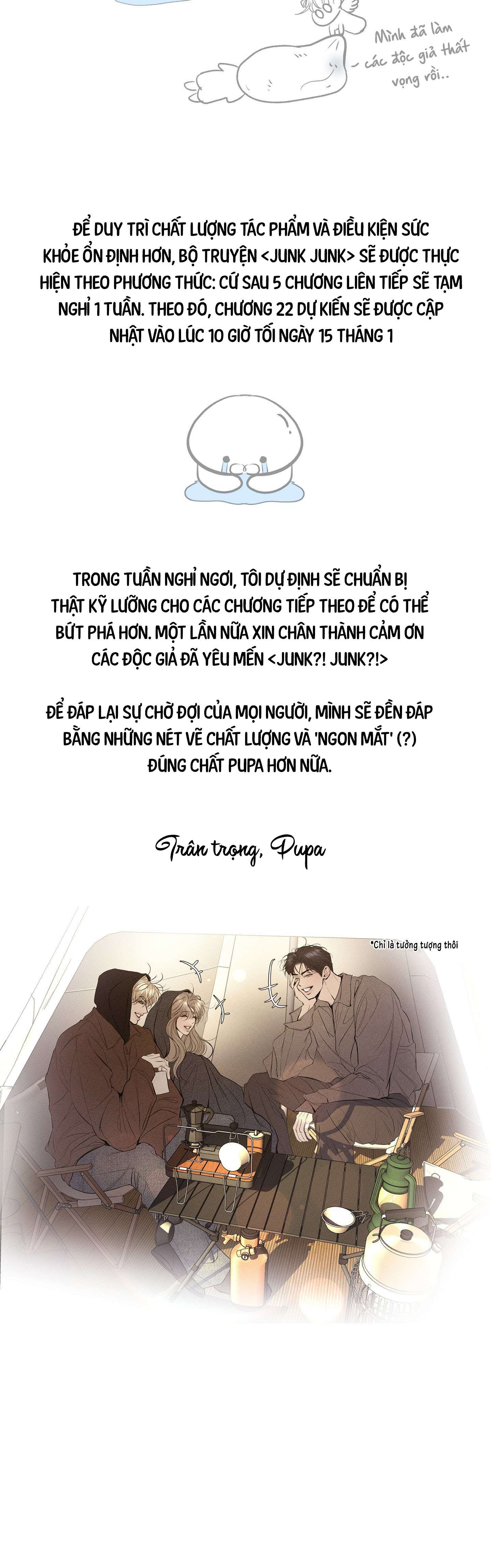 〖18+〗- JUNK? JUNK! Chap 21.5 - Trang 2