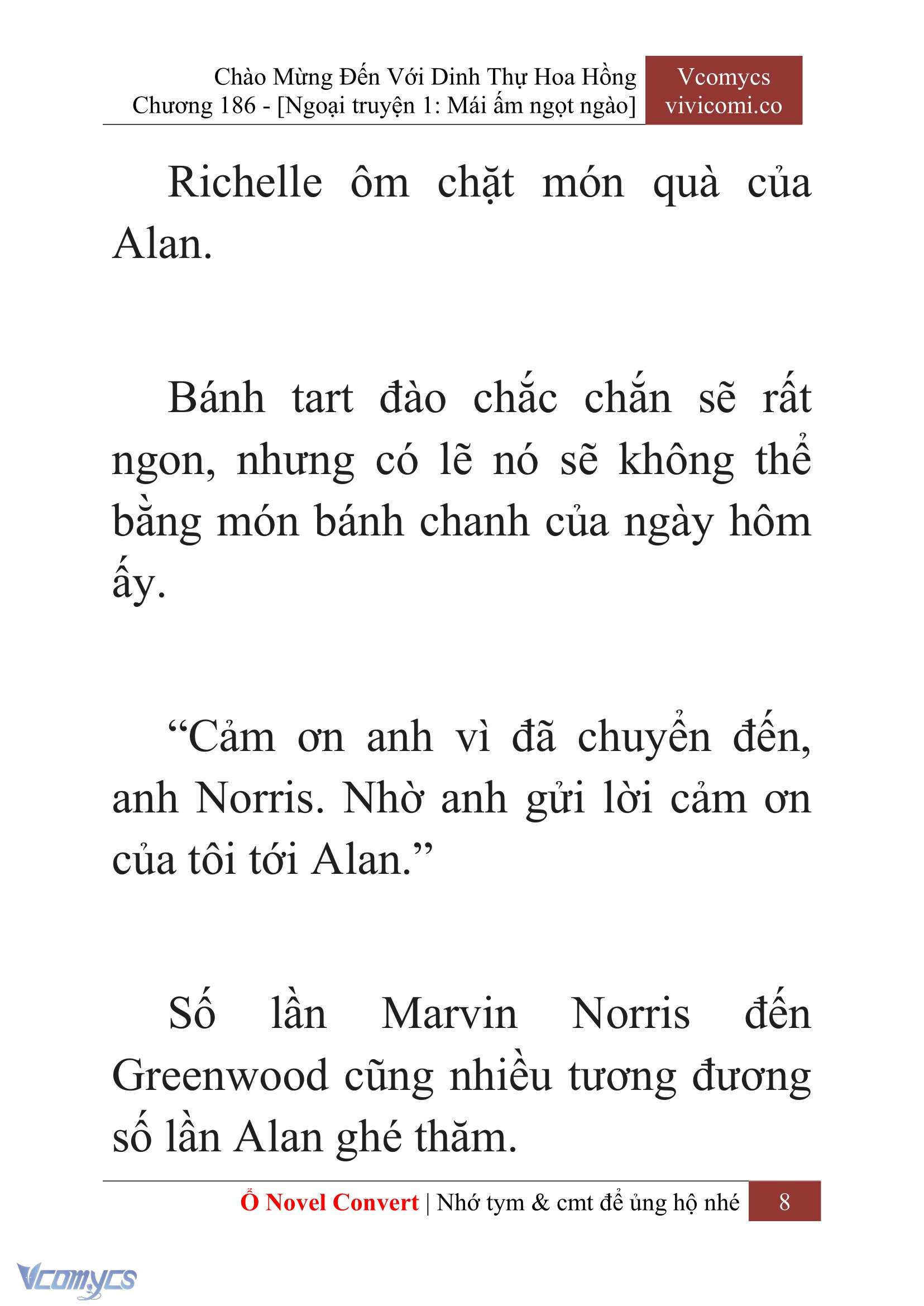 [Novel] Chào Mừng Đến Với Dinh Thự Hoa Hồng Chap 186 - Next Chap 187