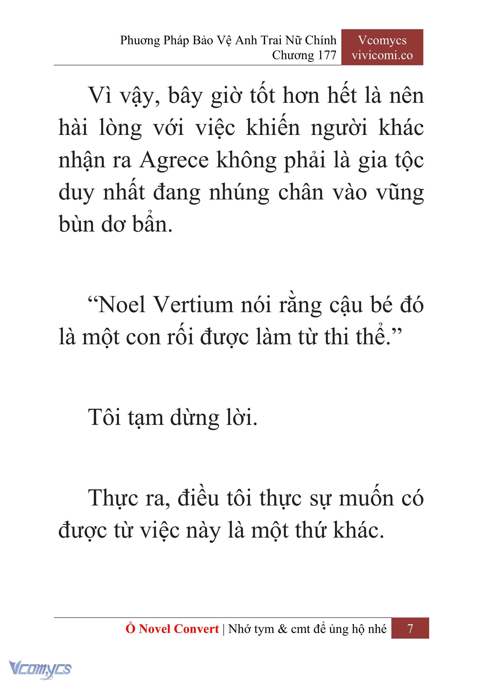 [Novel] Phương Pháp Bảo Vệ Anh Trai Nữ Chính Chap 177 - Trang 2