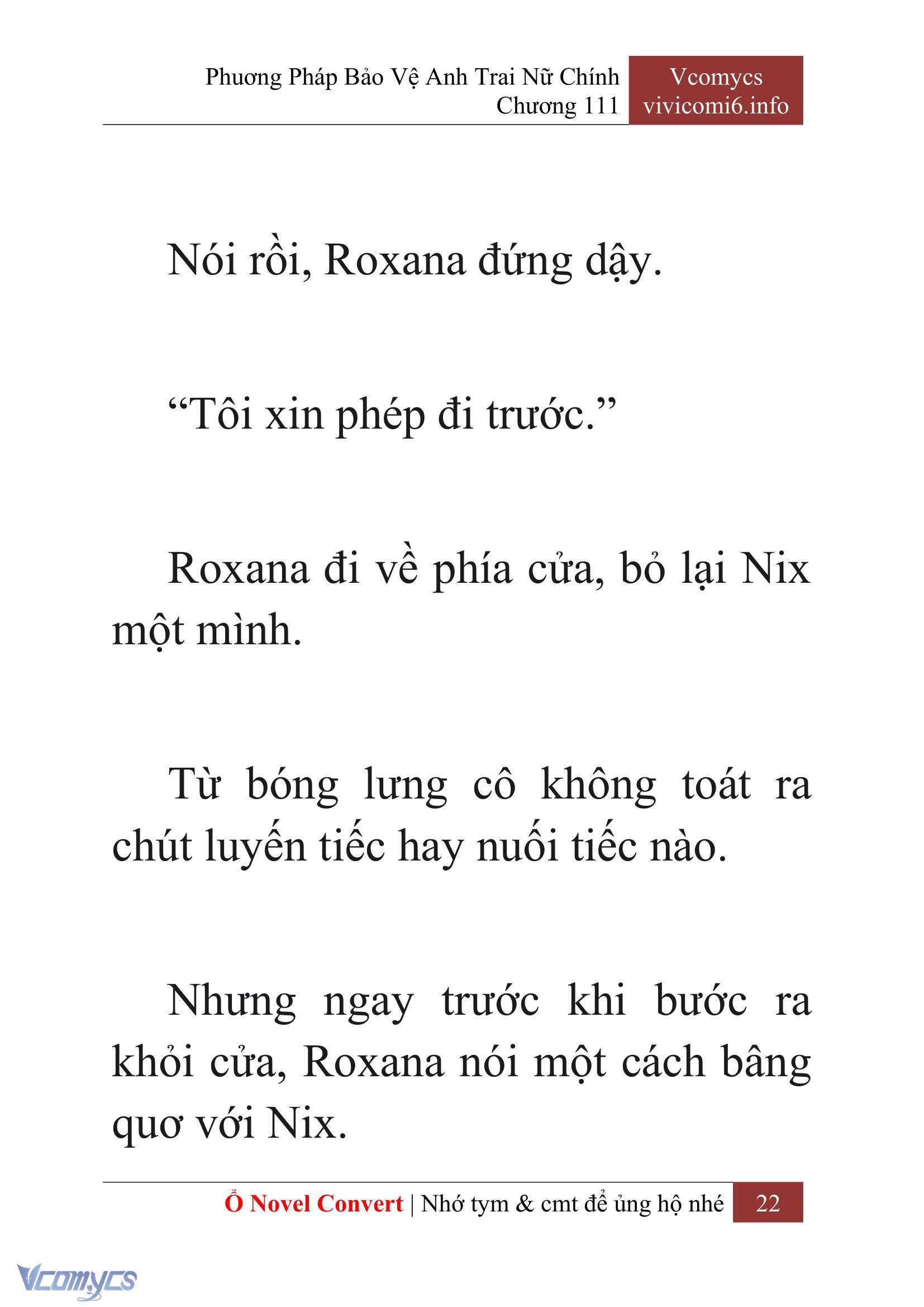 [Novel] Phương Pháp Bảo Vệ Anh Trai Nữ Chính Chap 111 - Trang 2