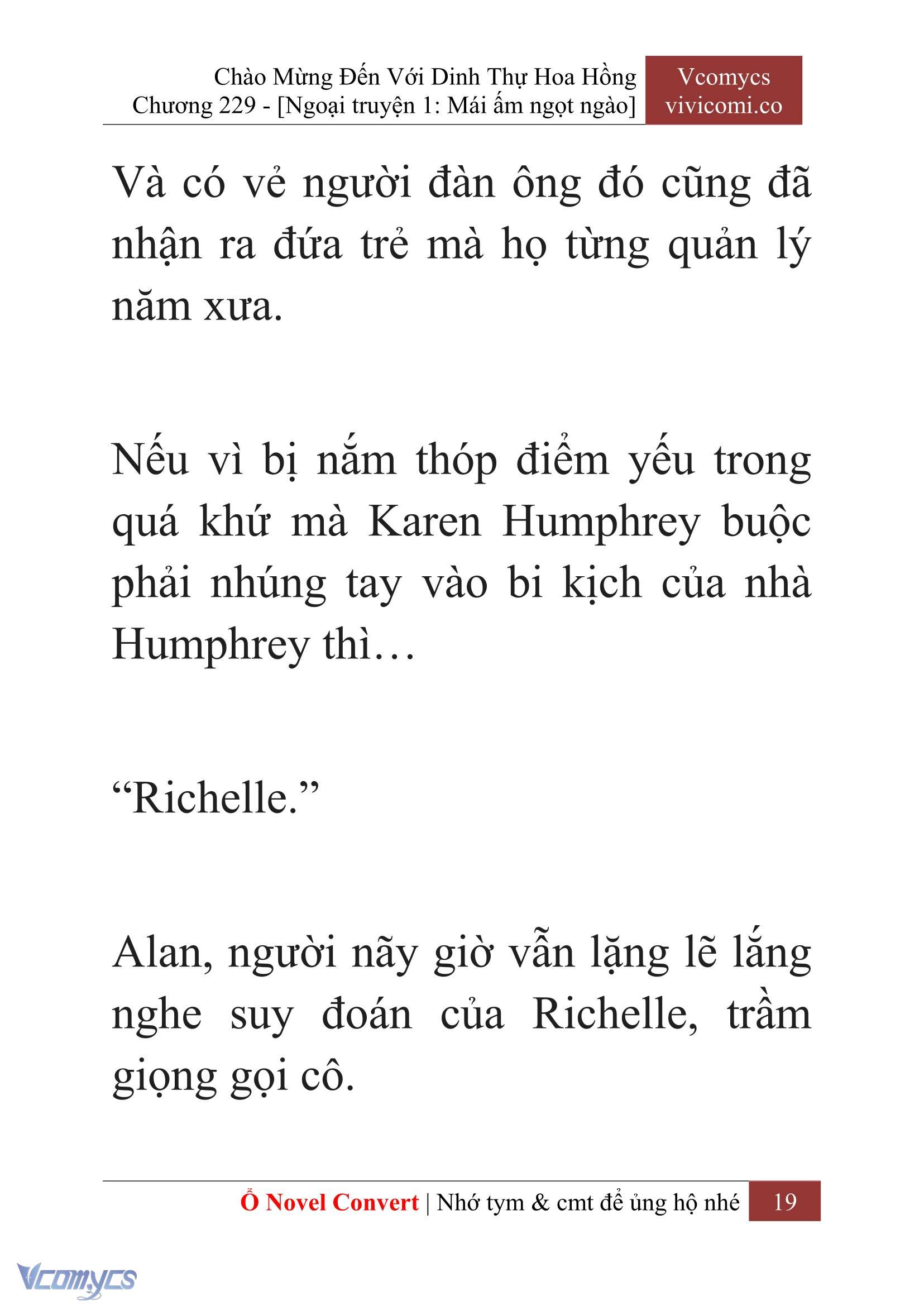 [Novel] Chào Mừng Đến Với Dinh Thự Hoa Hồng Chap 229 - Trang 2