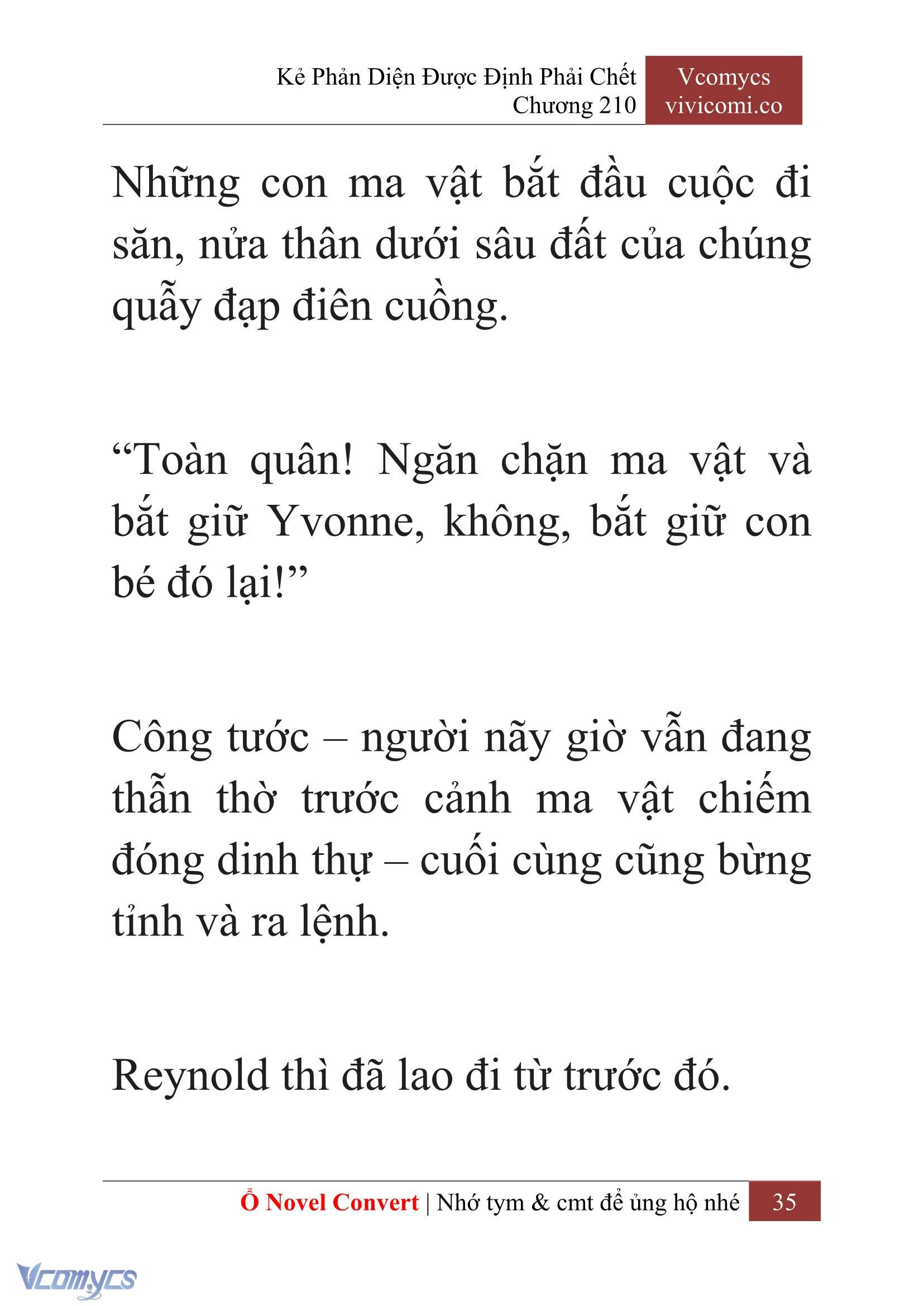 [Novel] Kẻ Phản Diện Được Định Phải Chết Chap 210 - Trang 2