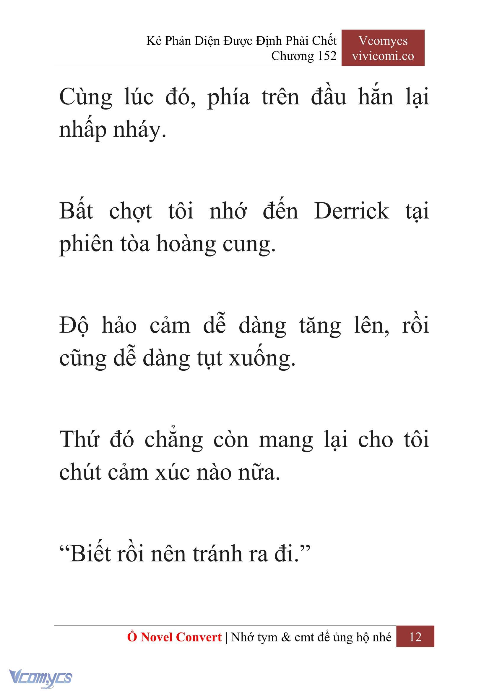 [Novel] Kẻ Phản Diện Được Định Phải Chết Chap 152 - Next Chap 153