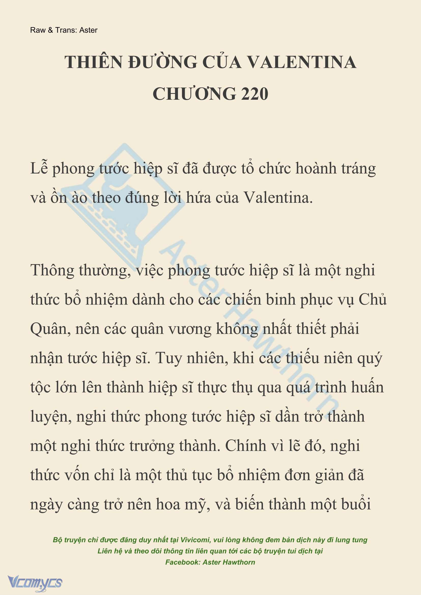 [NOVEL] Thiên Đường Của Valentina Chap 220 - Trang 2