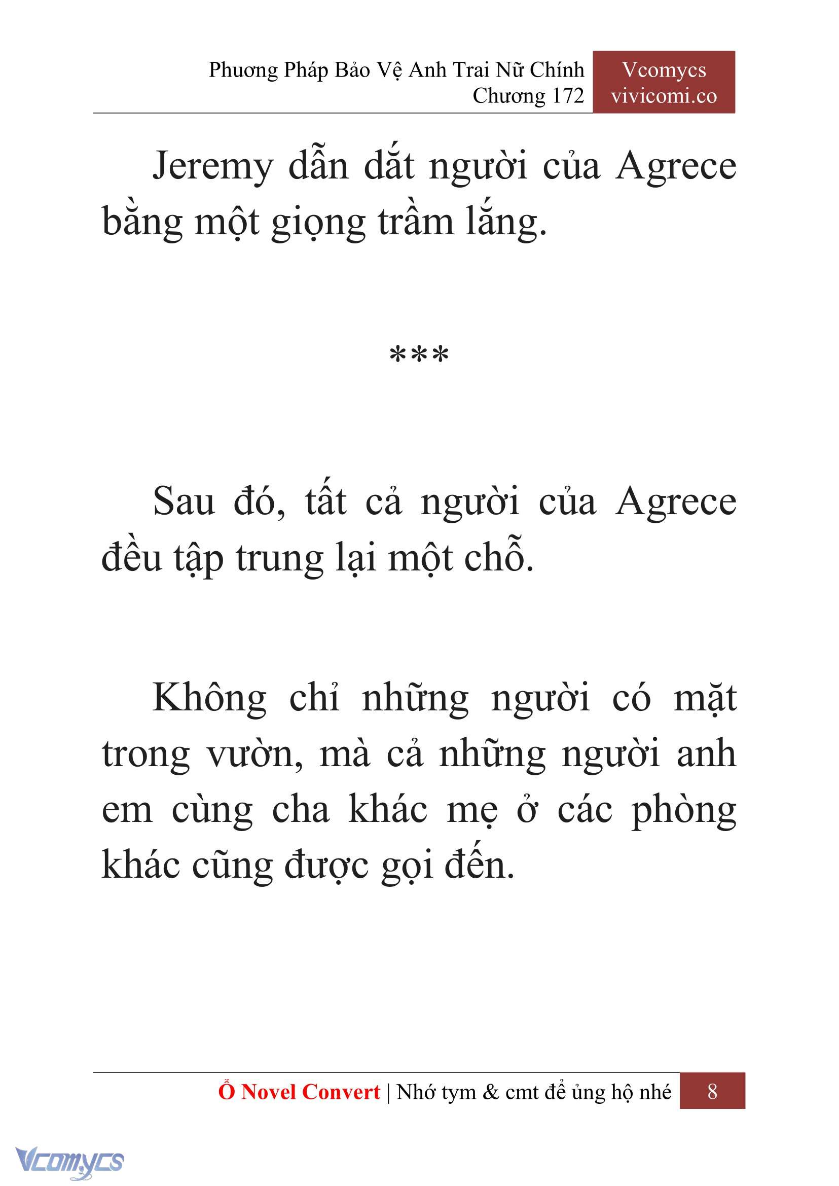 [Novel] Phương Pháp Bảo Vệ Anh Trai Nữ Chính Chap 172 - Trang 2