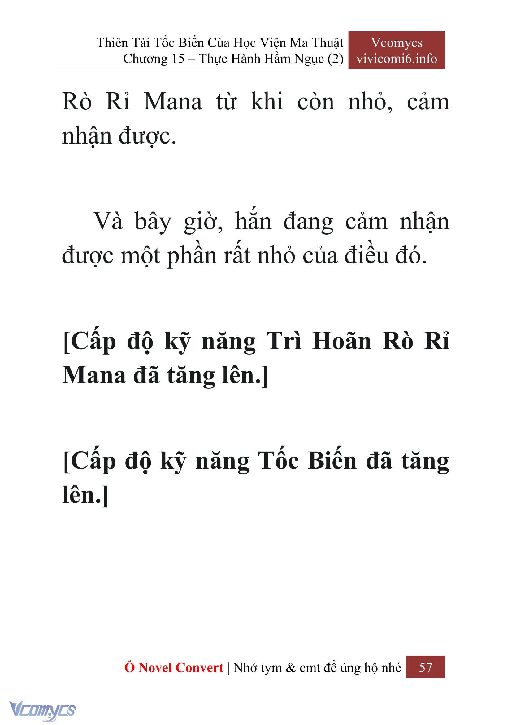 [Novel] Thiên Tài Tốc Biến Của Học Viện Ma Thuật Chap 15 - Trang 2