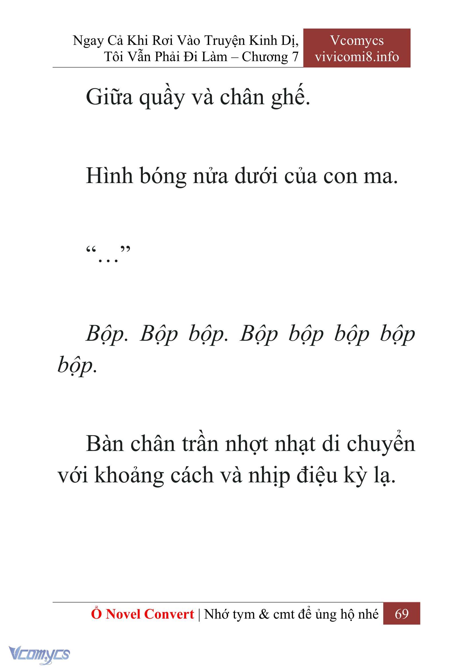 [Novel] Ngay Cả Khi Rơi Vào Truyện Kinh Dị, Tôi Vẫn Phải Đi Làm Chap 7 - Trang 2