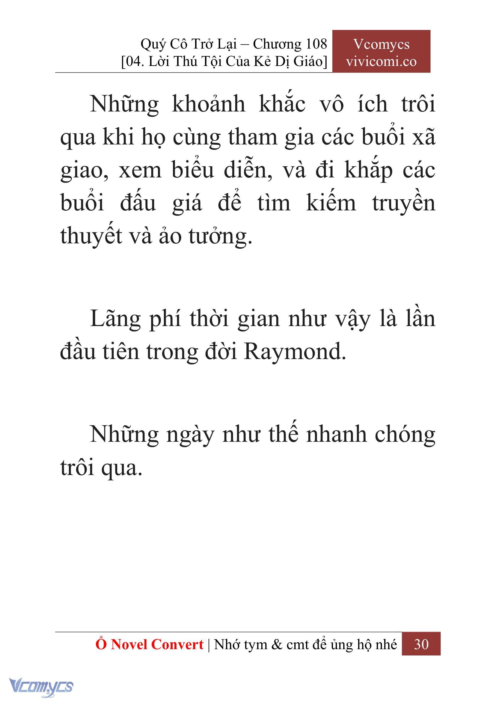 [Novel] Quý Cô Trở Lại Chap 108 - Trang 2