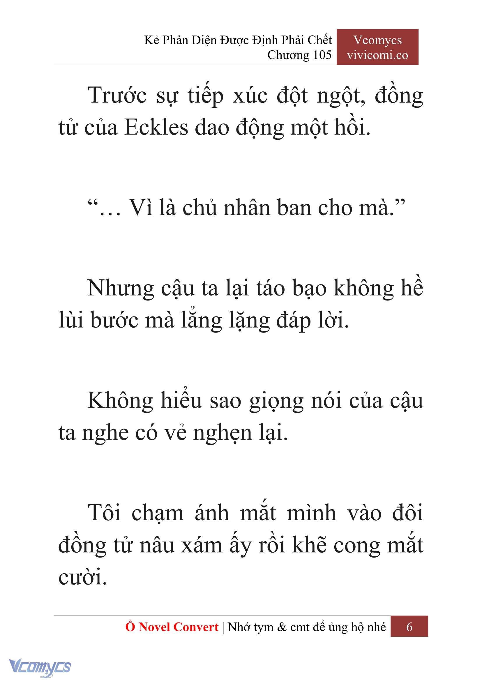[Novel] Kẻ Phản Diện Được Định Phải Chết Chap 105 - Next Chap 106
