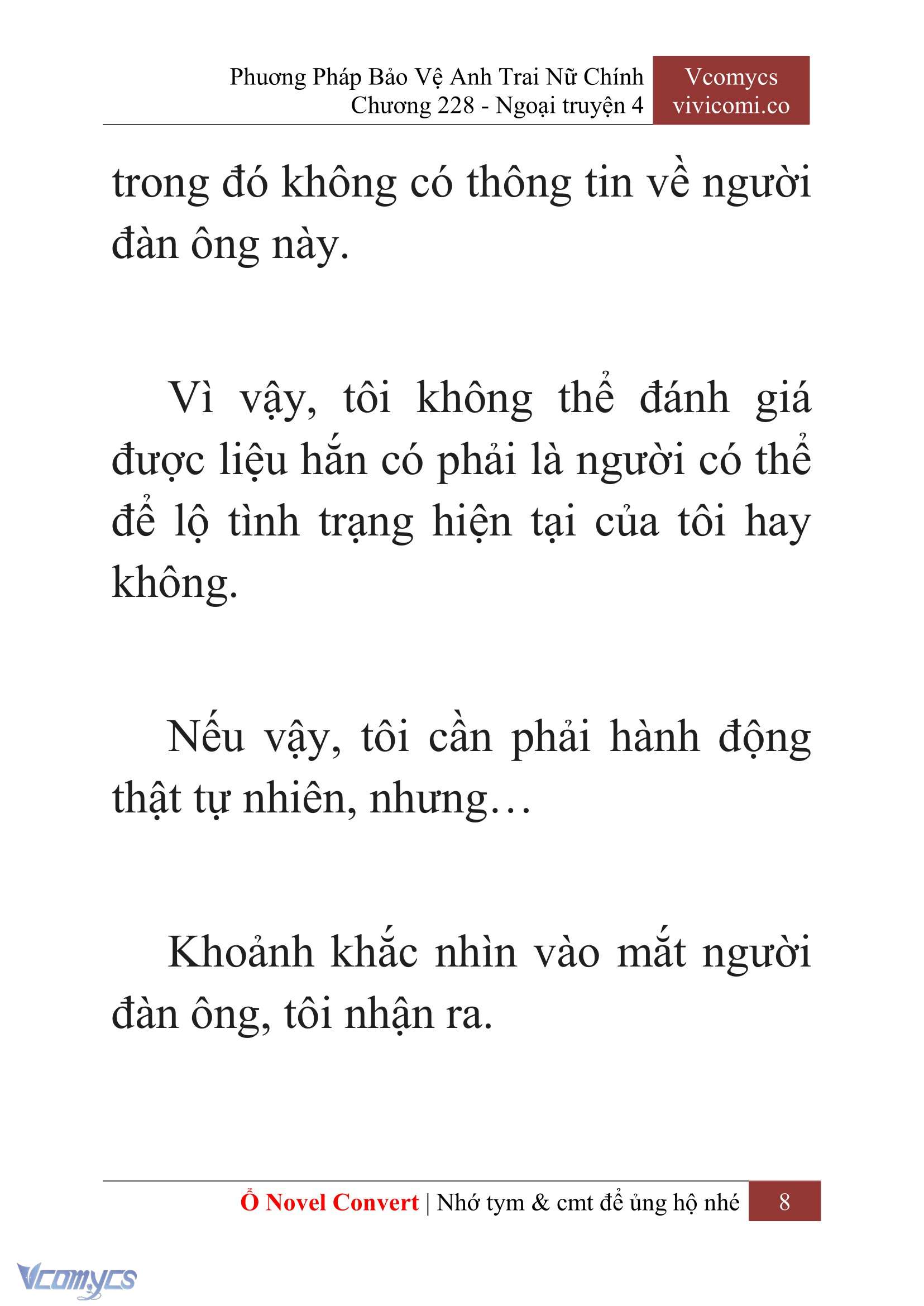 [Novel] Phương Pháp Bảo Vệ Anh Trai Nữ Chính Chap 228 - Trang 2