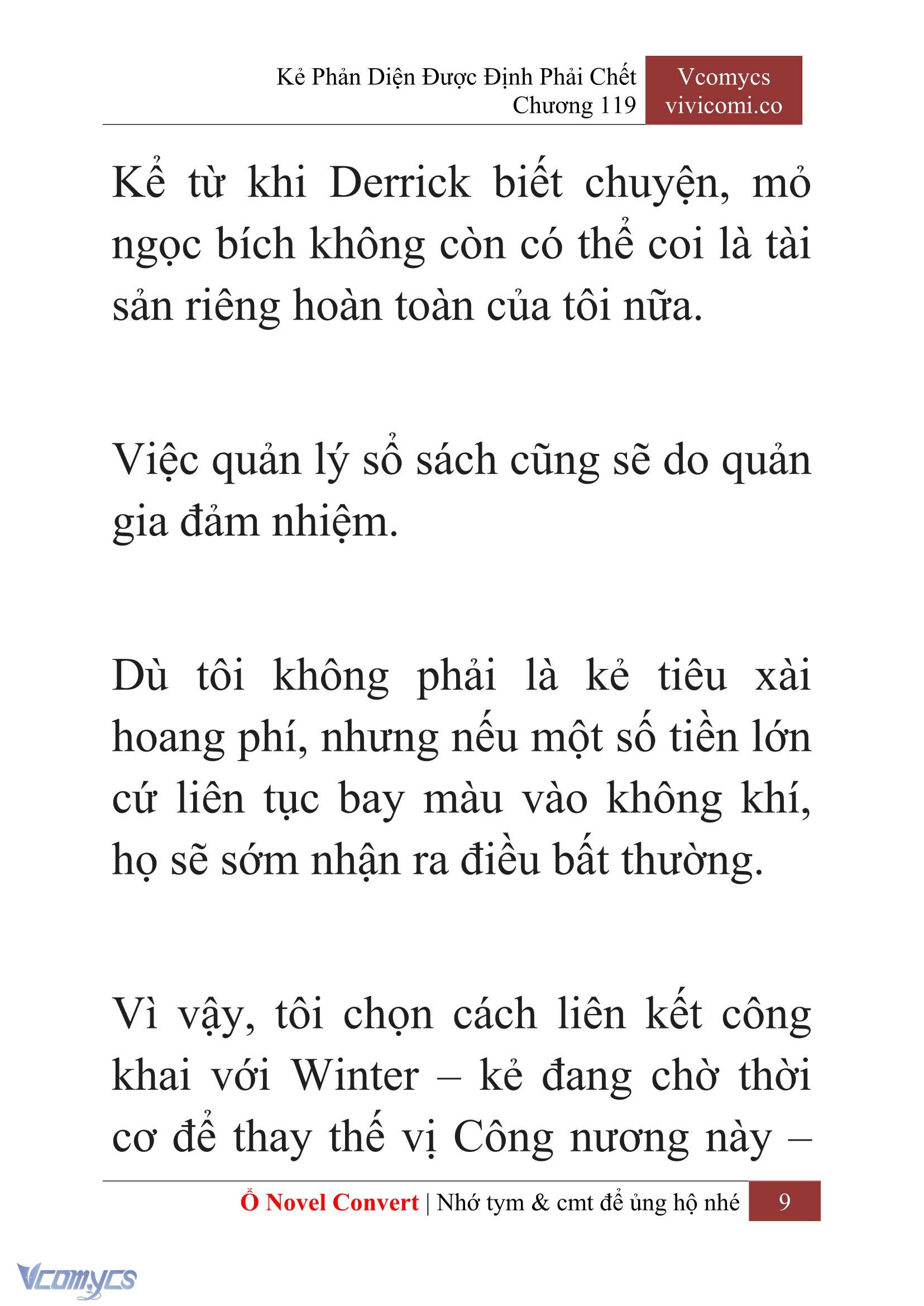 [Novel] Kẻ Phản Diện Được Định Phải Chết Chap 119 - Next Chap 120