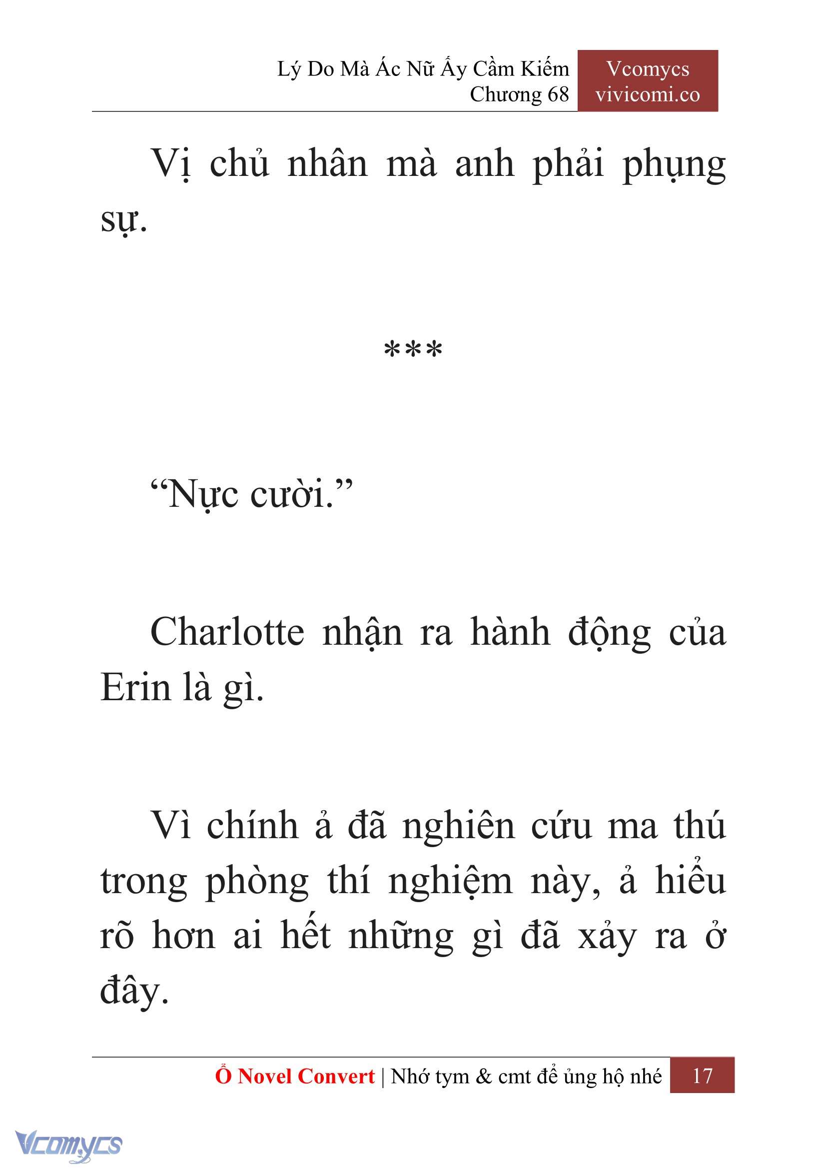 [Novel] Lý Do Mà Ác Nữ Ấy Cầm Kiếm Chap 68 - Next Chap 69