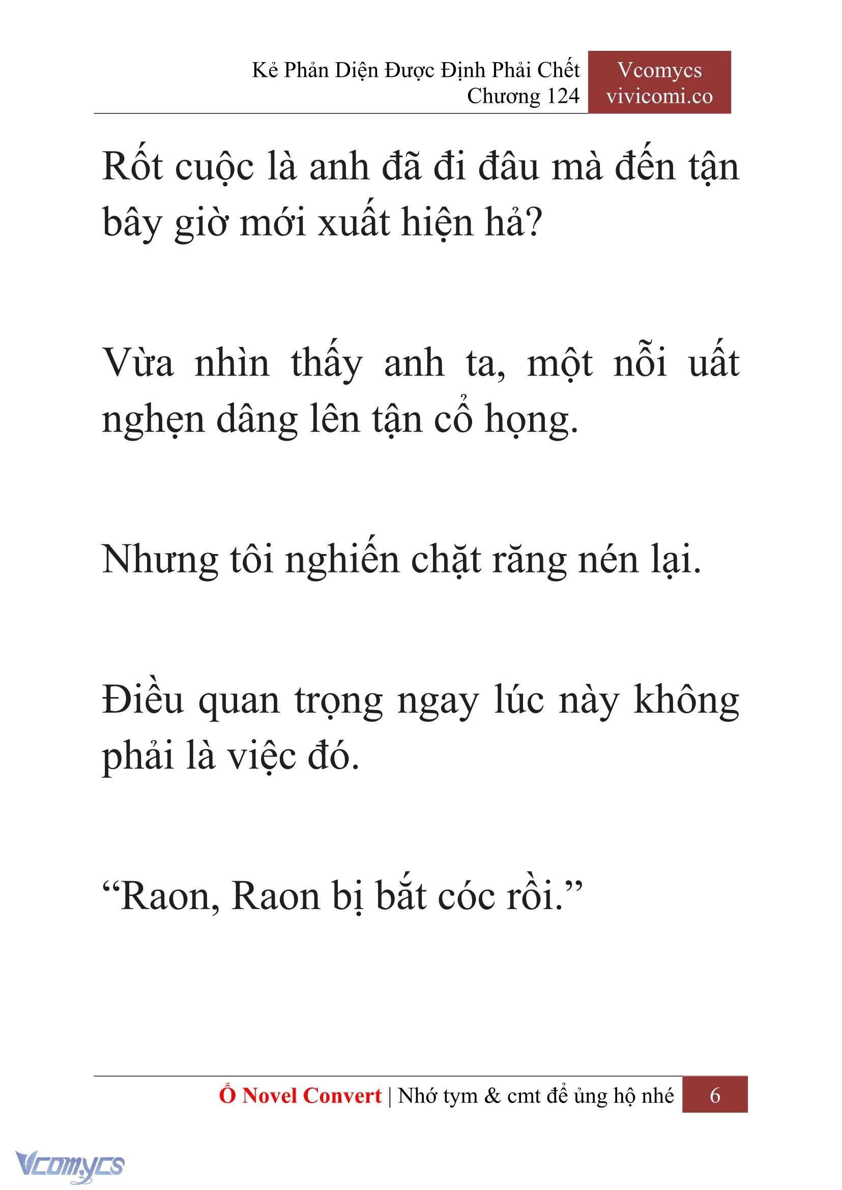 [Novel] Kẻ Phản Diện Được Định Phải Chết Chap 124 - Trang 2