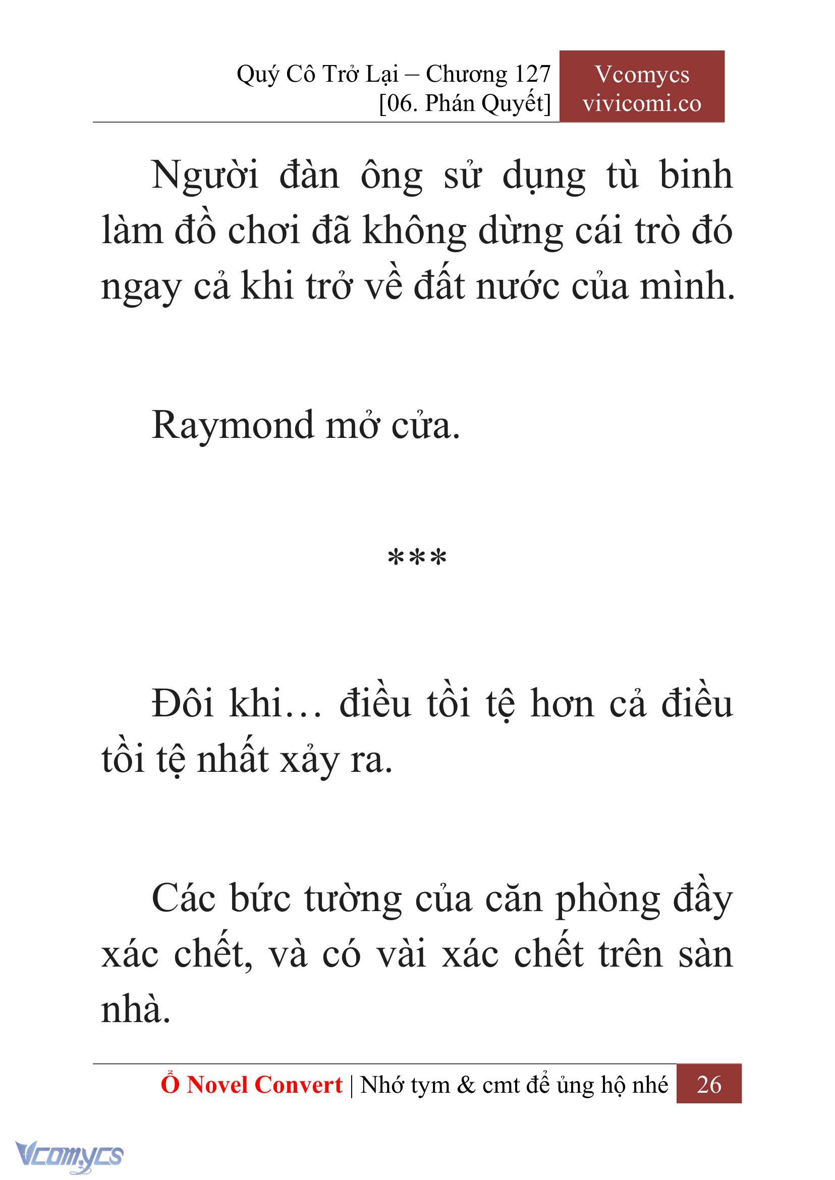 [Novel] Quý Cô Trở Lại Chap 127 - Trang 2
