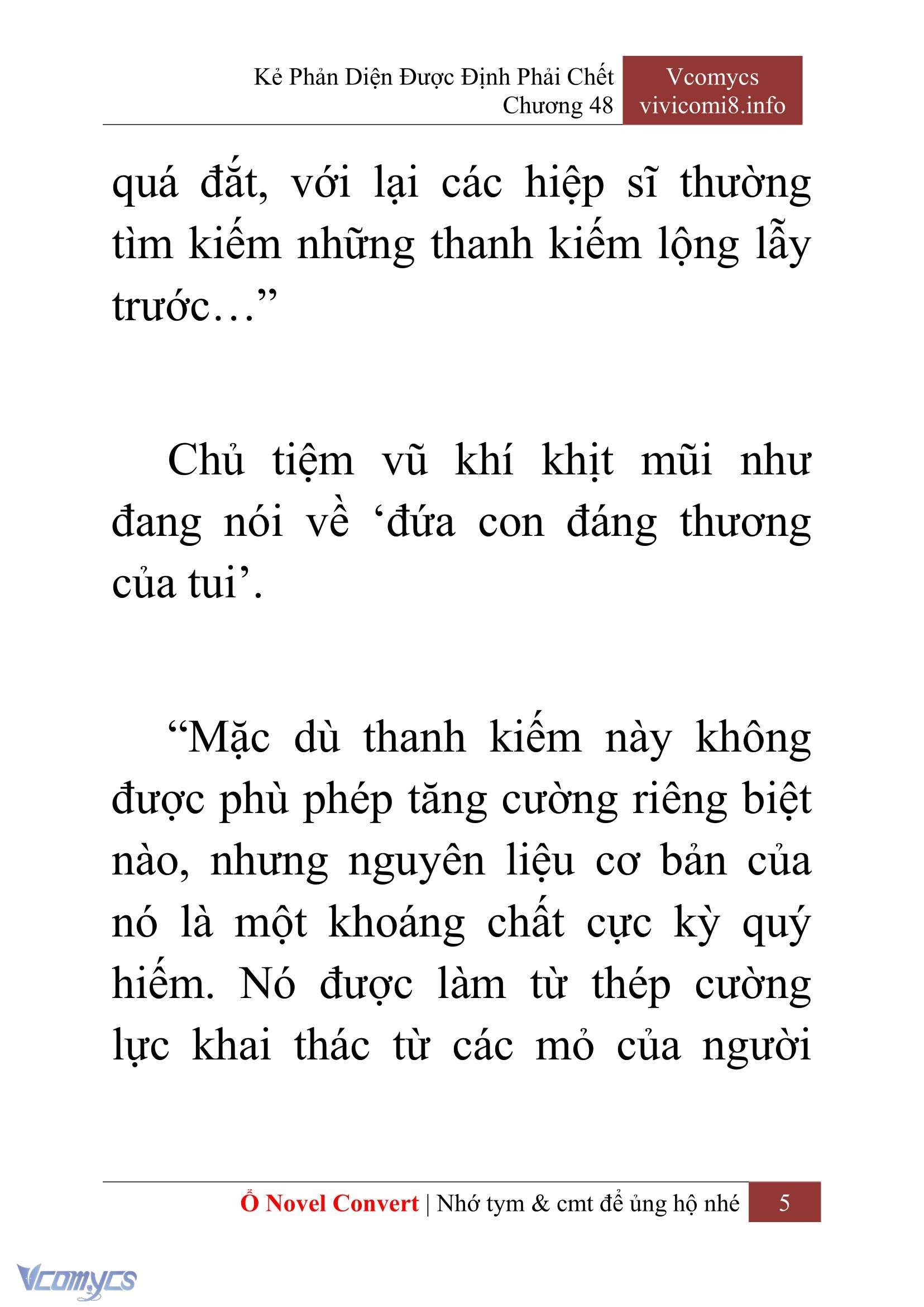 [Novel] Kẻ Phản Diện Được Định Phải Chết Chap 48 - Trang 2