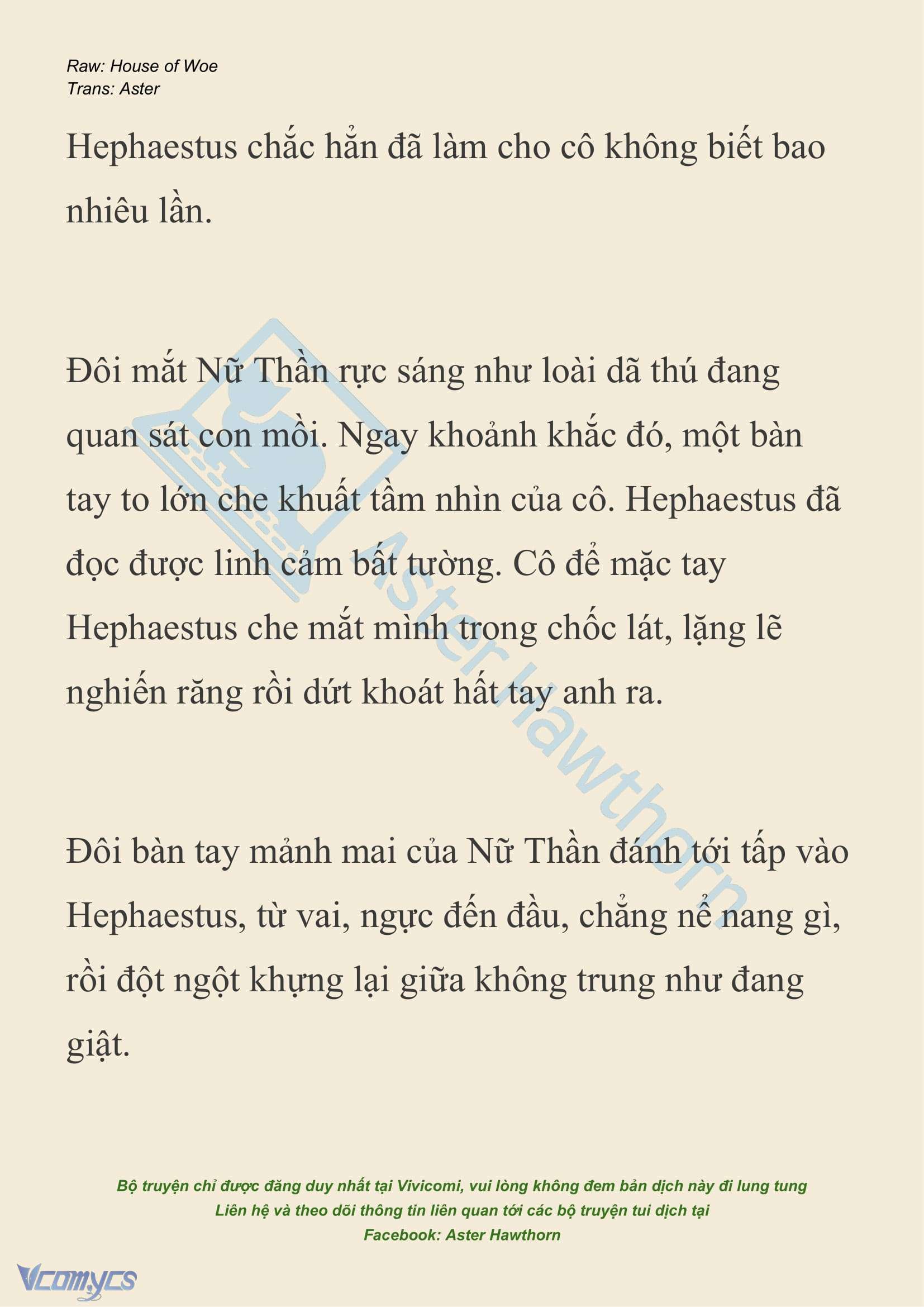 [NOVEL] Dành Cho Các Nữ Thần: Dành cho Psyche Chap 38 - Trang 2